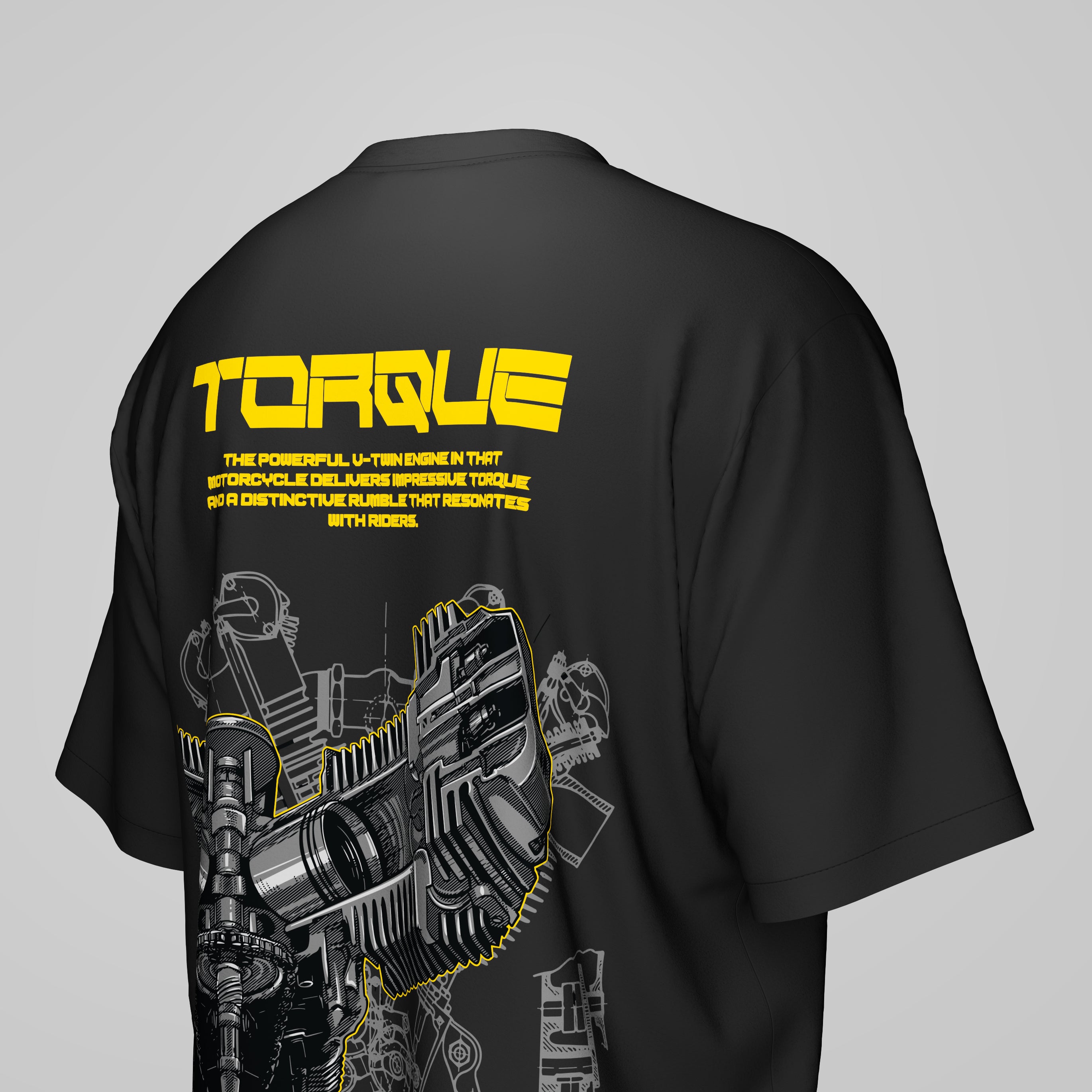 Torque - Oversized Tshirt - Black