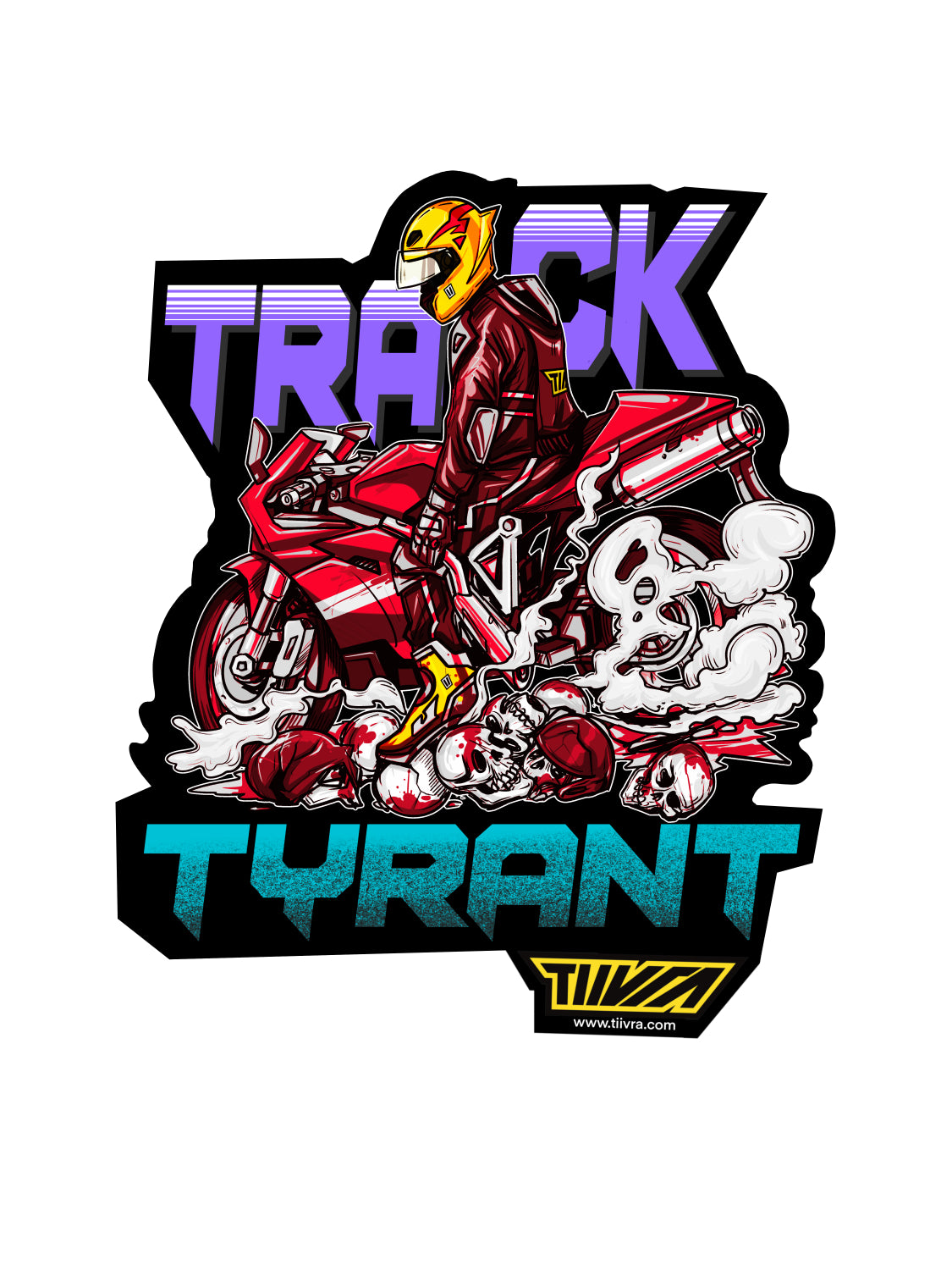 Track Tyrant Sticker