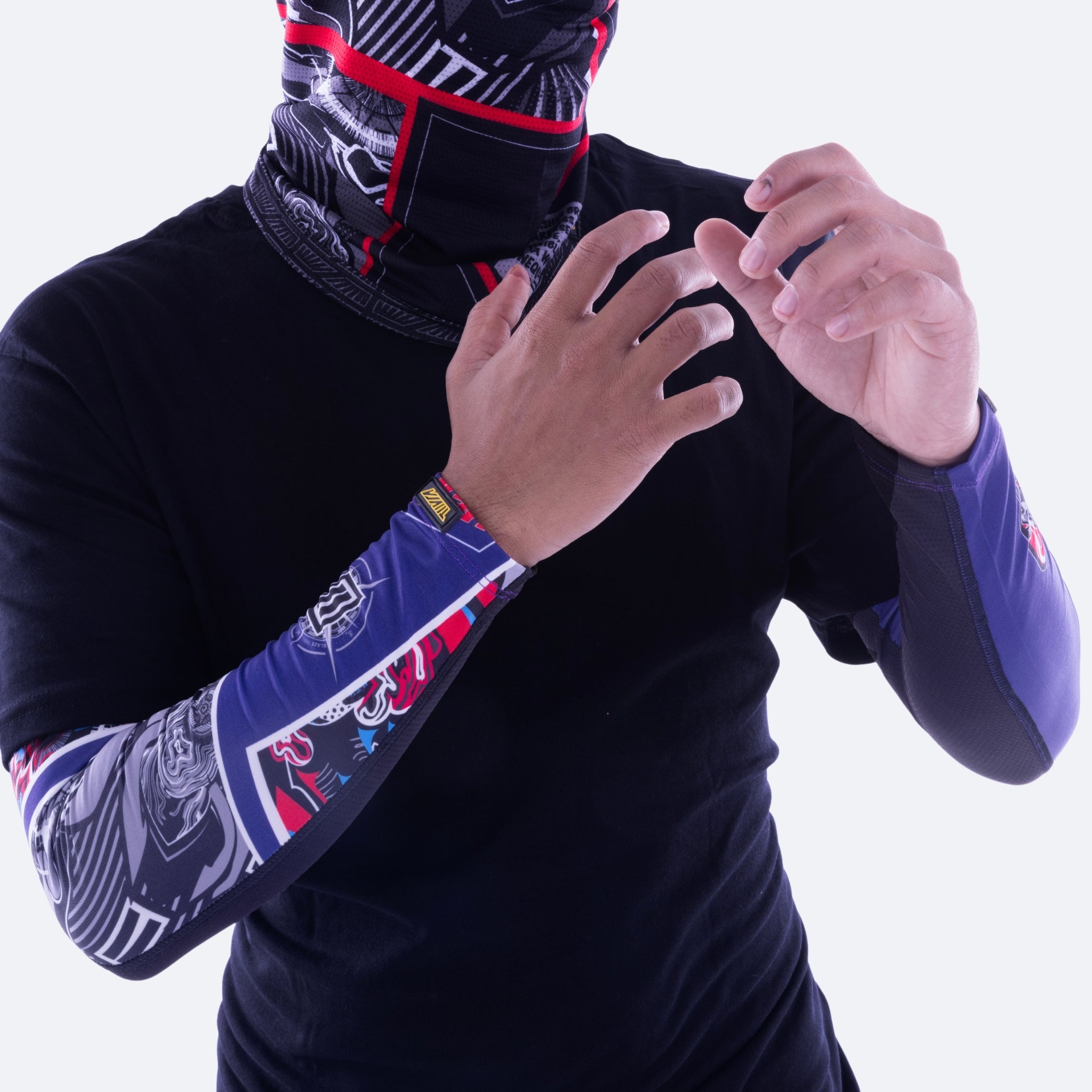 Heatseeker Blue Bi-Axial Arm Sleeves