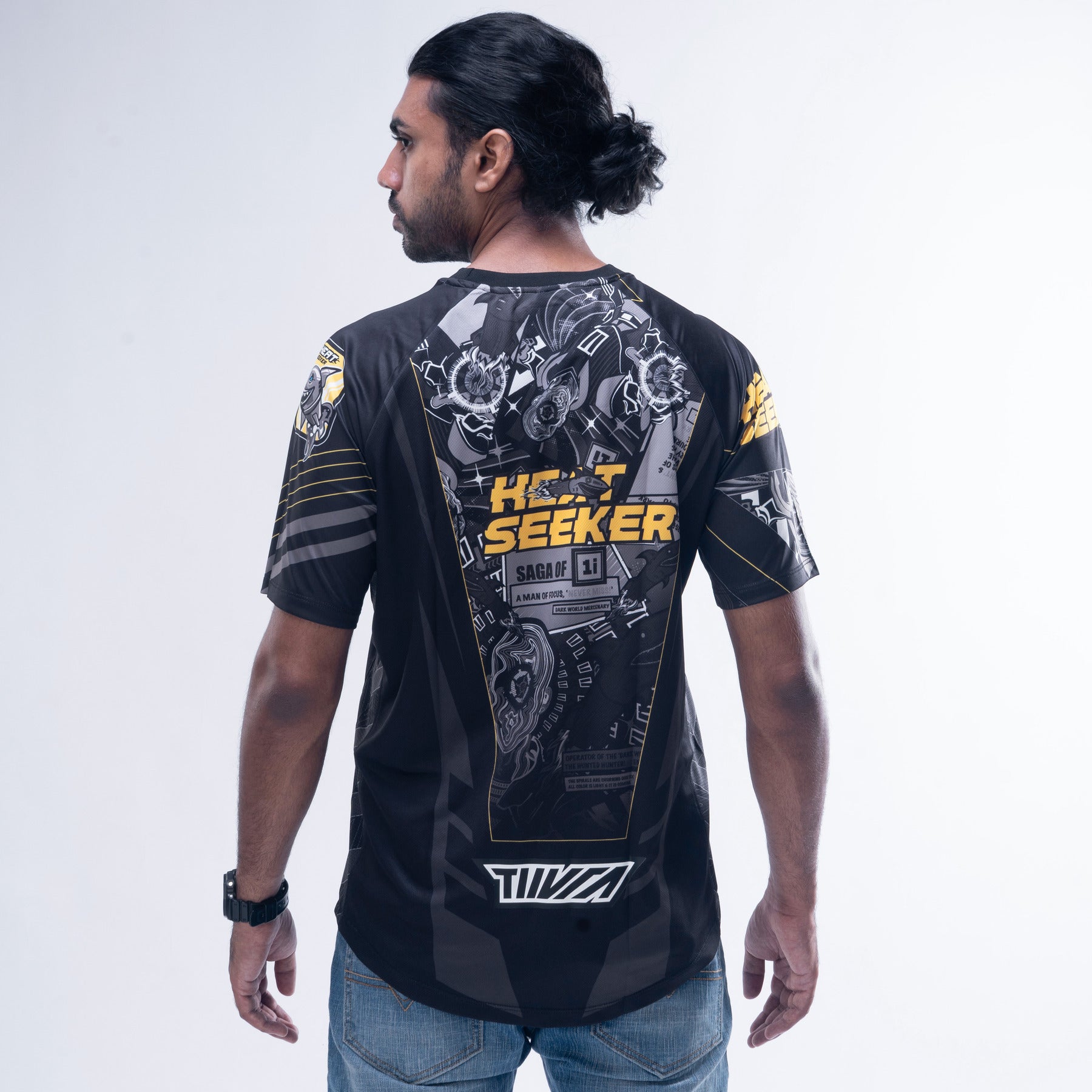 Heatseeker Monochrome - Half Sleeve Riding Jersey