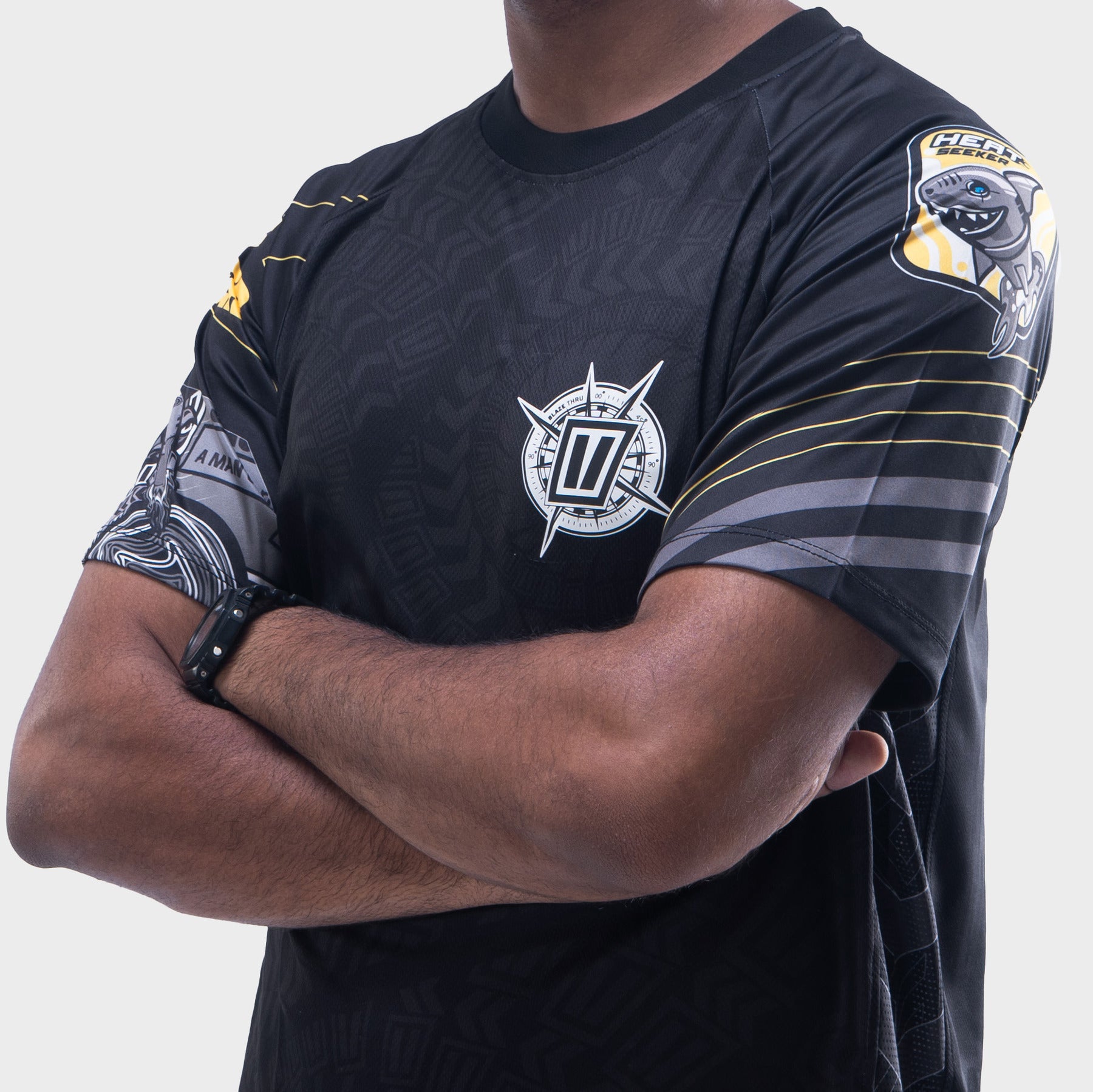 Heatseeker Monochrome - Half Sleeve Riding Jersey