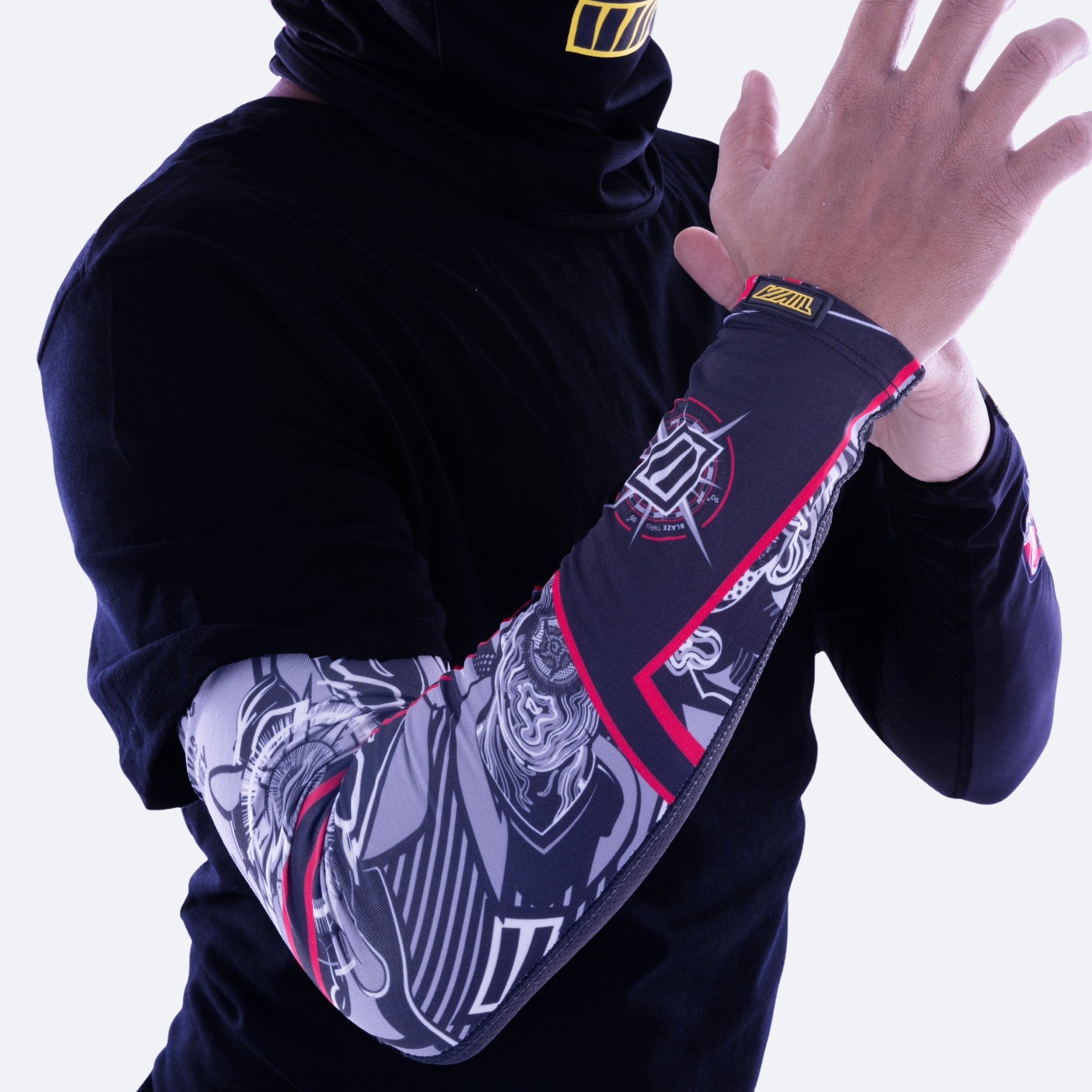 Heatseeker Monochrome Bi-Axial Arm Sleeves