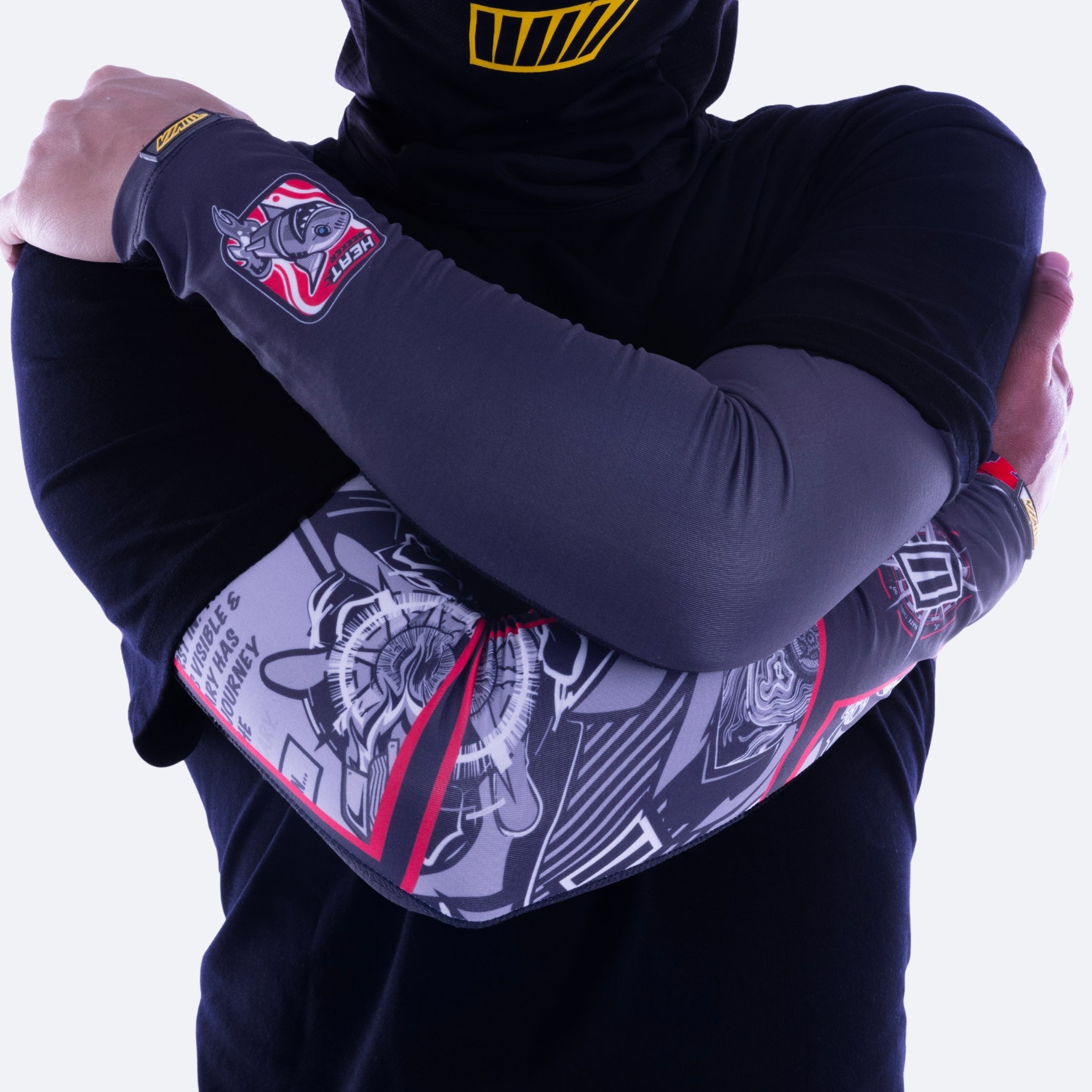 Heatseeker Monochrome Bi-Axial Arm Sleeves