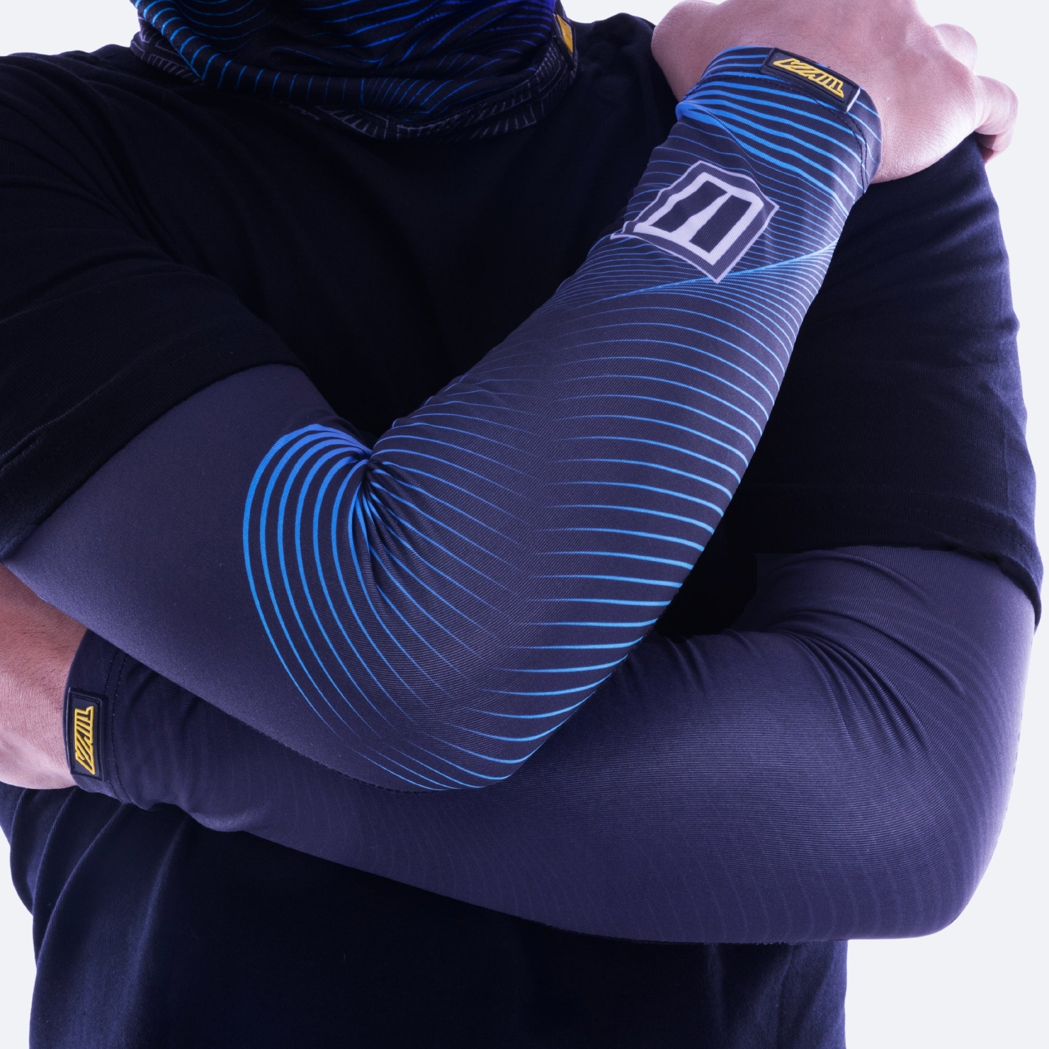Stingray Bi-Axial Arm Sleeves - Tsunami Blue