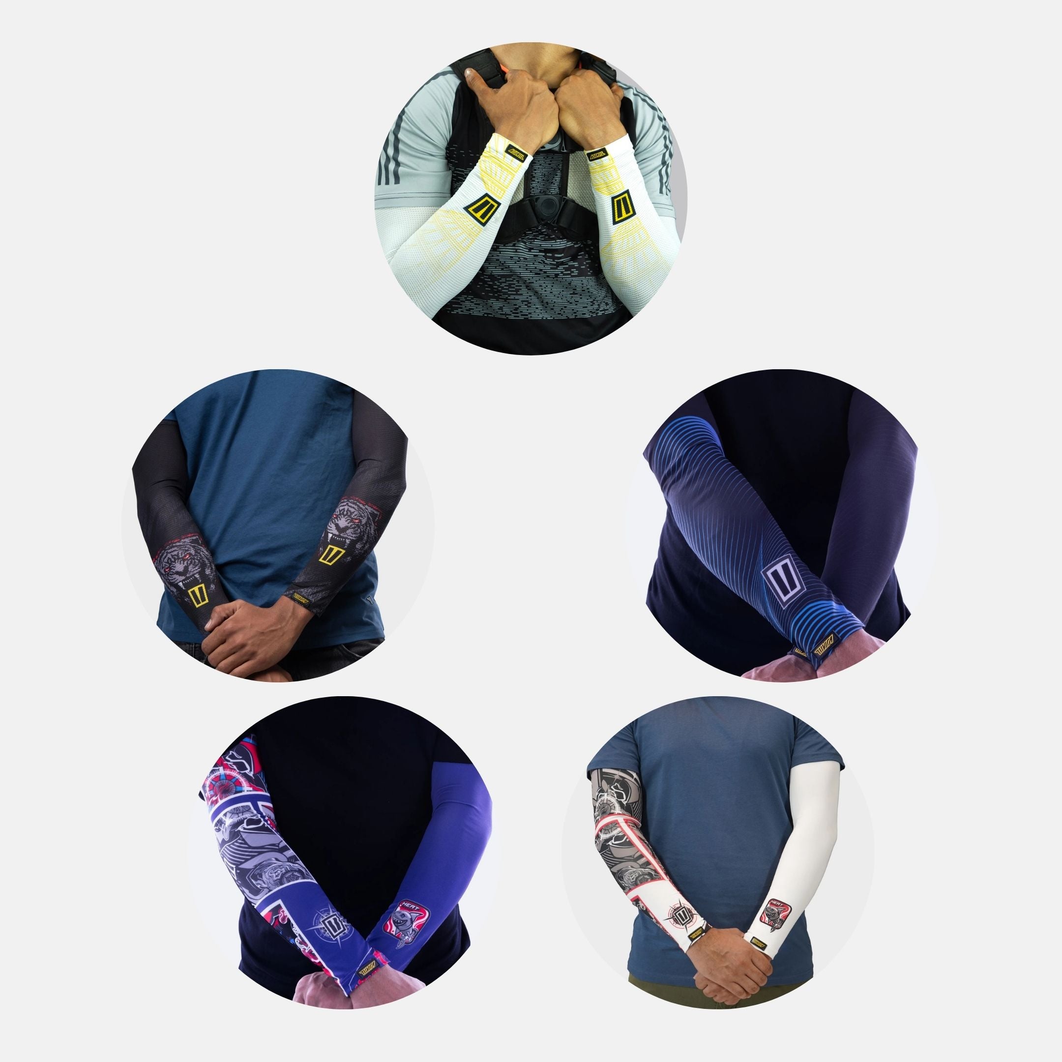 Pack of 5: Combo Arm Sleeves