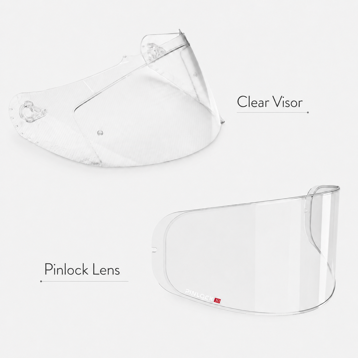 Clear Visor + Pinlock Lens Combo