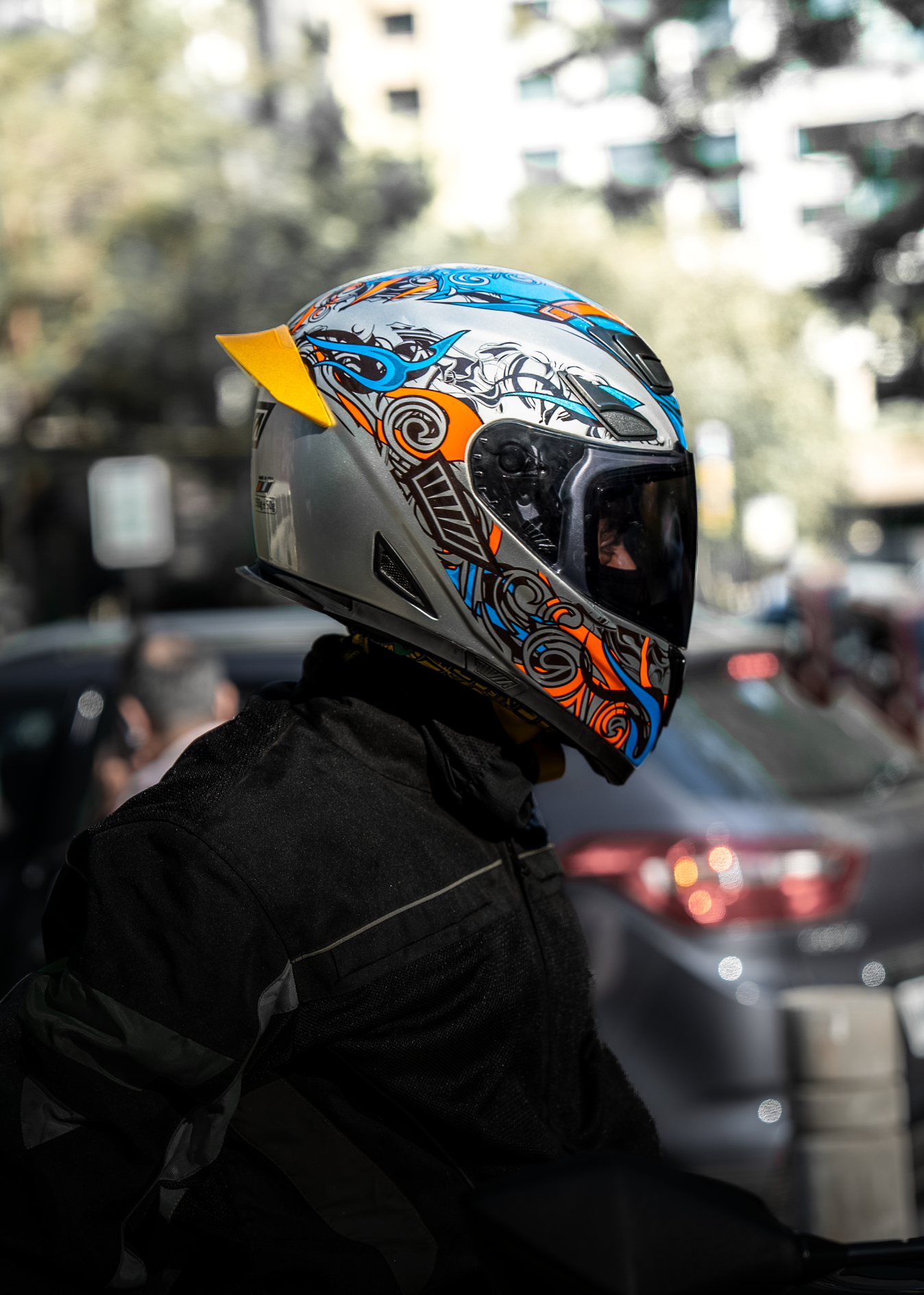 good motorcycle helmet in india Demon - Silver