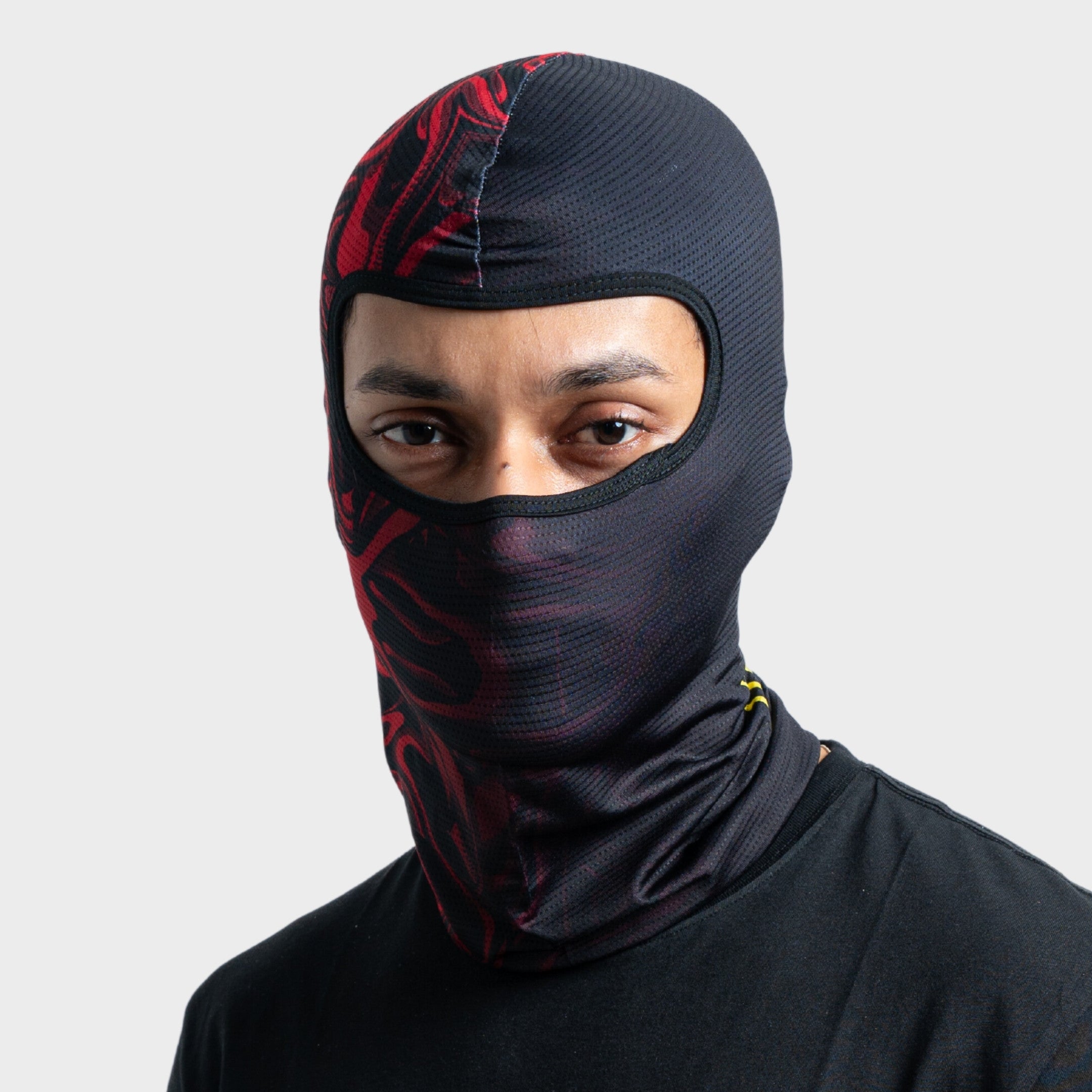 Red Heat Slash Cut Balaclava