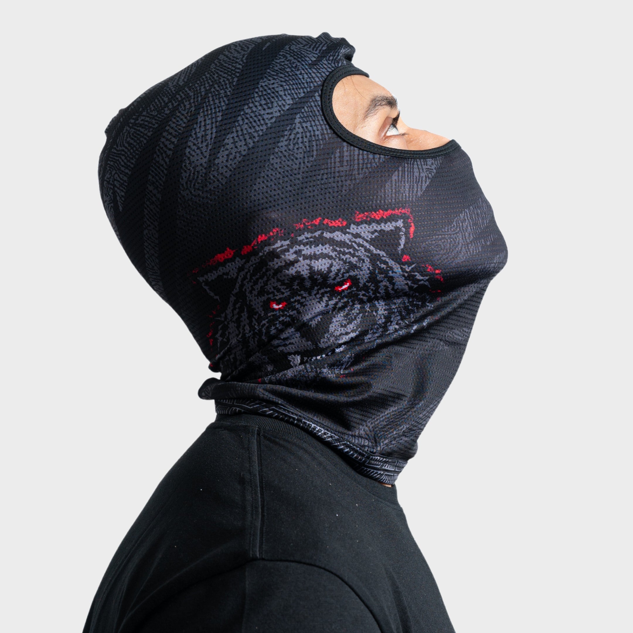 Sabre Slash Cut Balaclava - Black