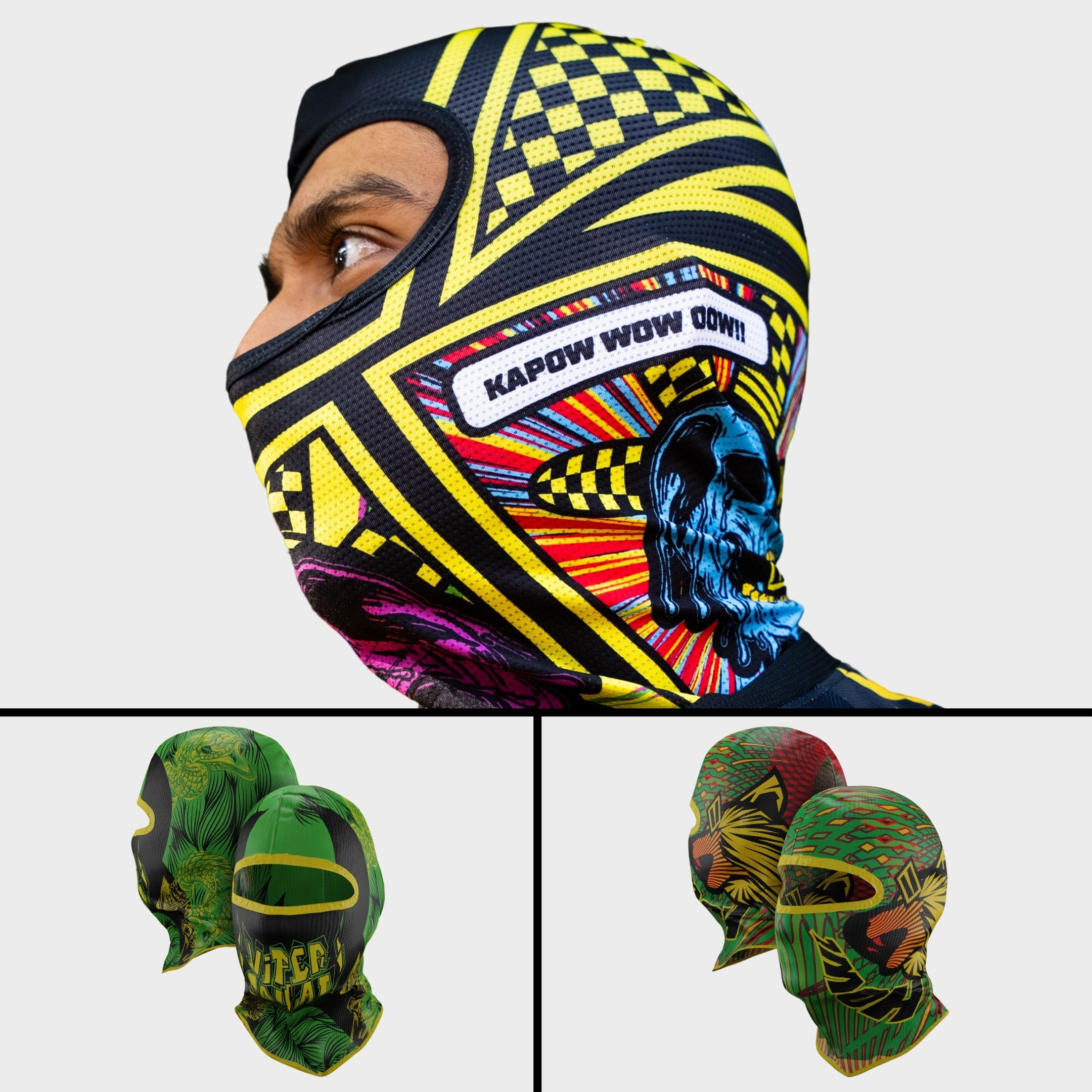 Pack of 3 Balaclavas (Howl + Viper Squad + Toxic Roads)