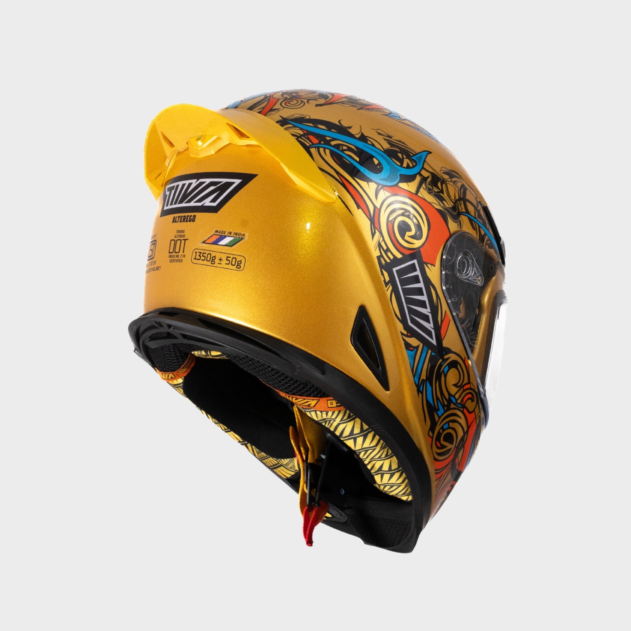 Demon Helmet Composite Fiber Helmet in India @1350g by Tiivra