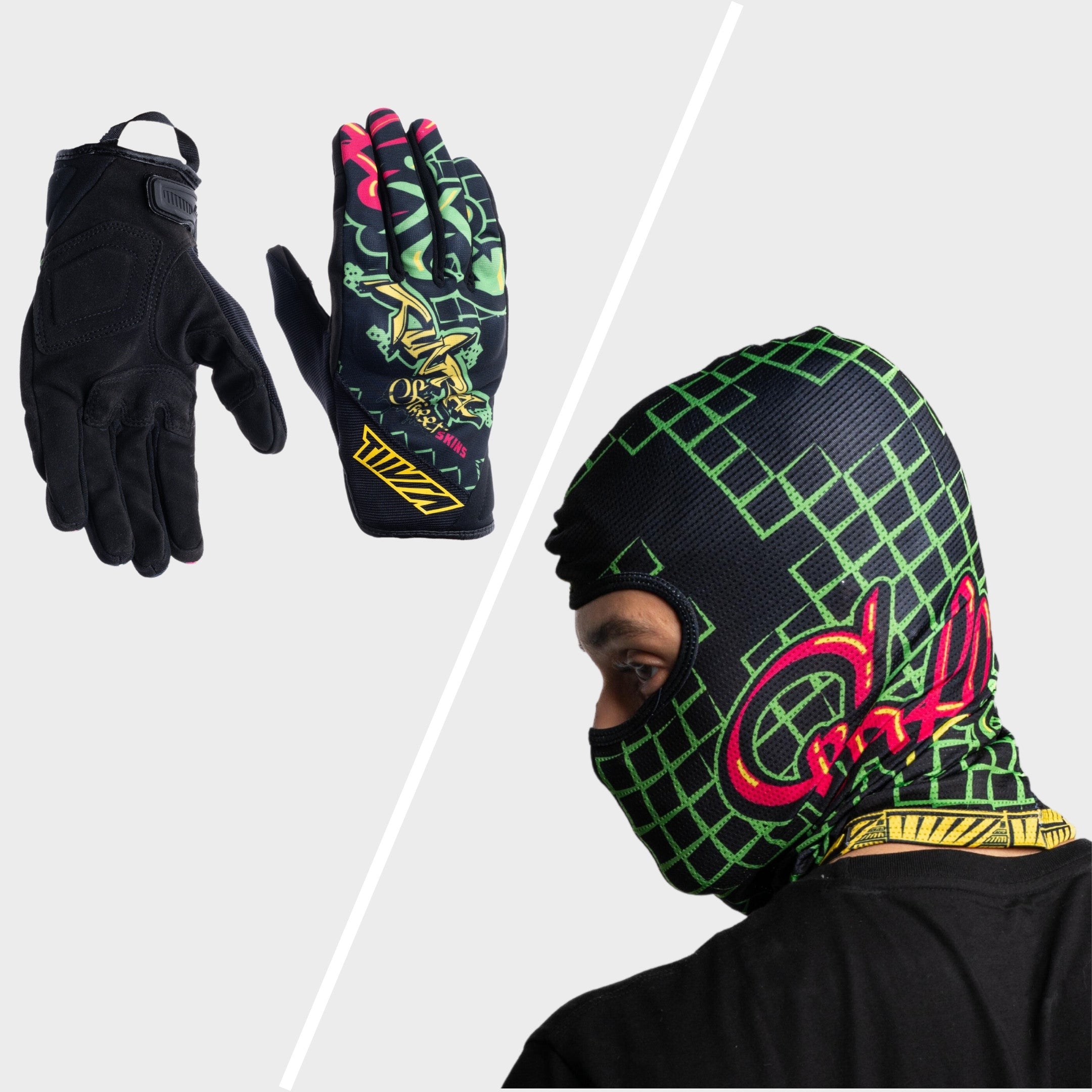 Street Skins Graffiti + Graffiti Balaclava Combo