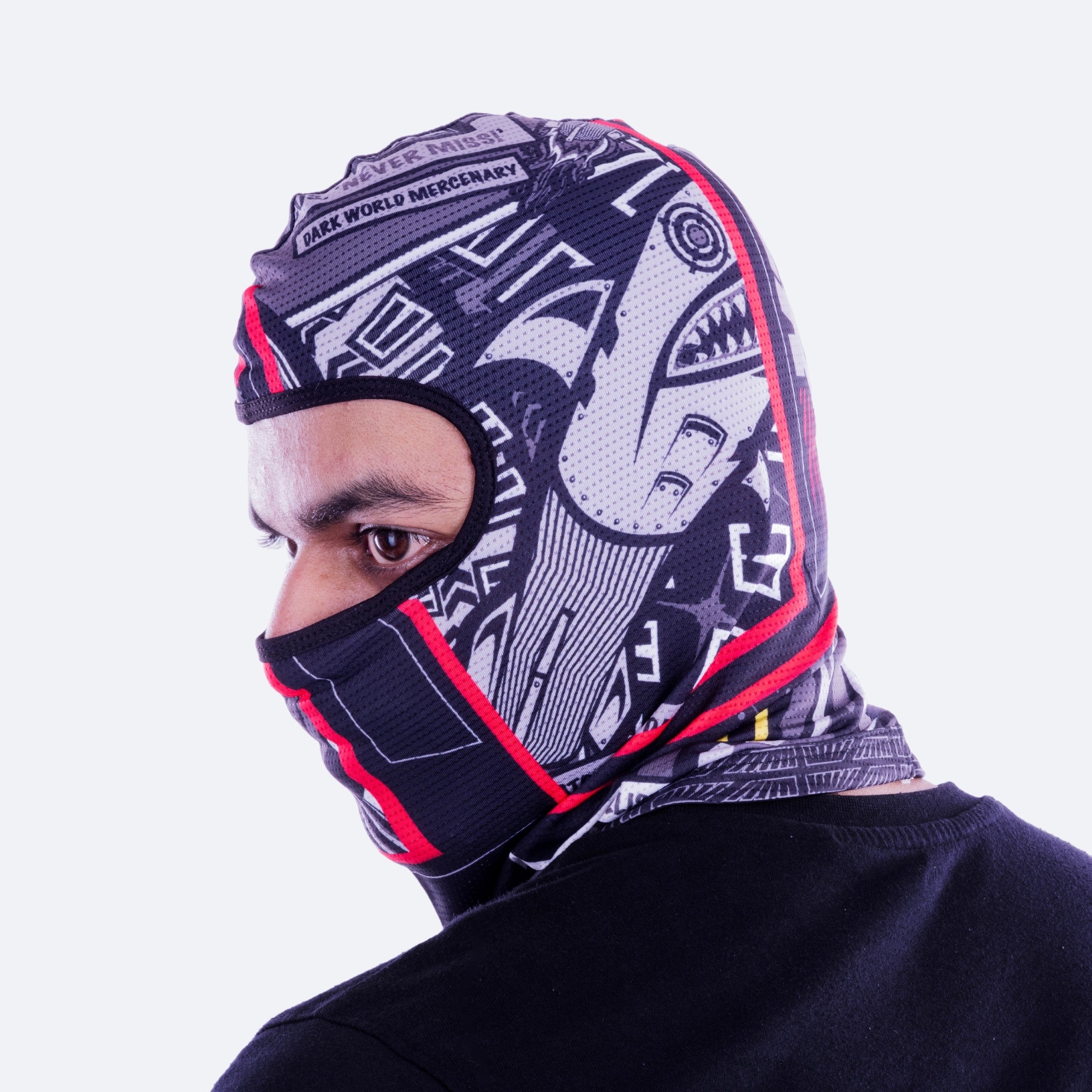 Heatseeker Monochrome Slash Cut Balaclava