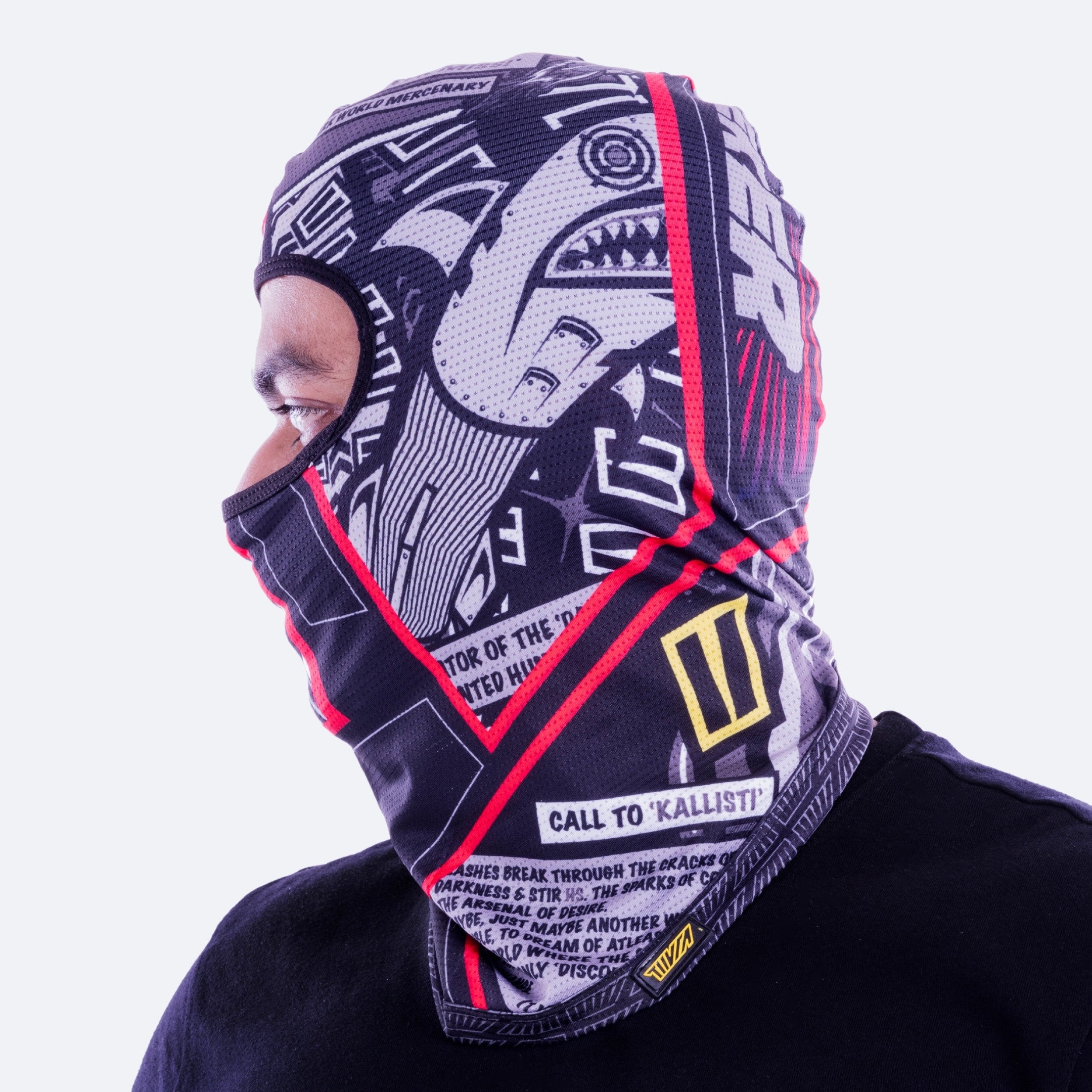 Heatseeker Monochrome Slash Cut Balaclava