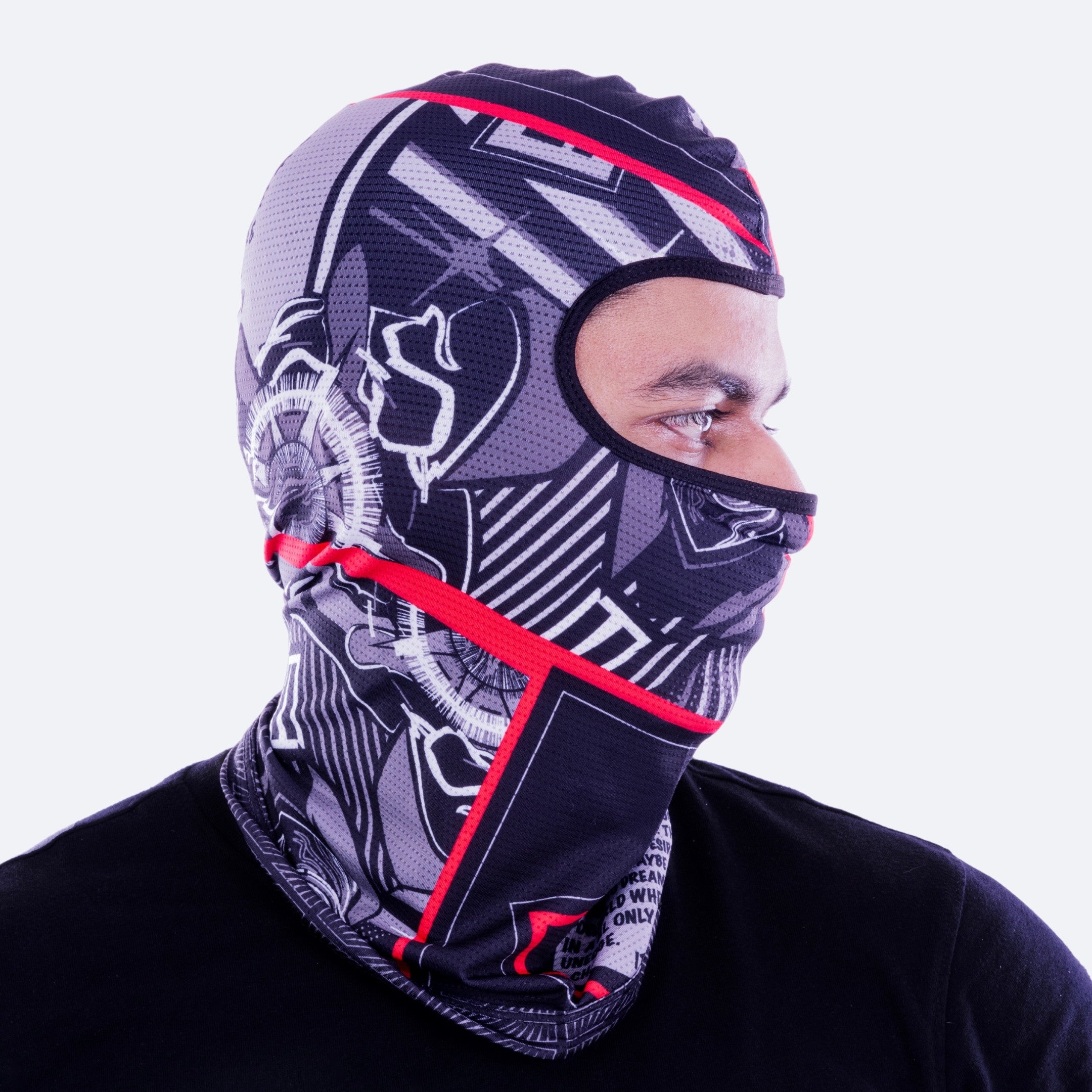 Heatseeker Monochrome Slash Cut Balaclava