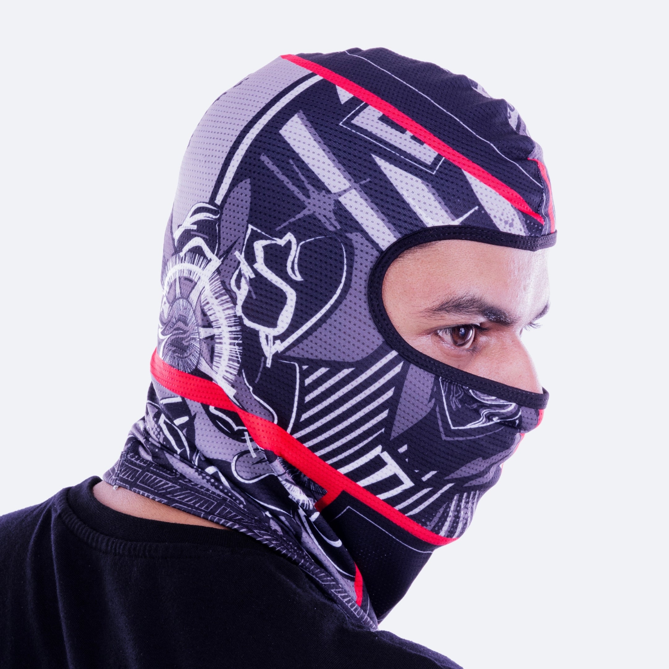 Heatseeker Monochrome Slash Cut Balaclava