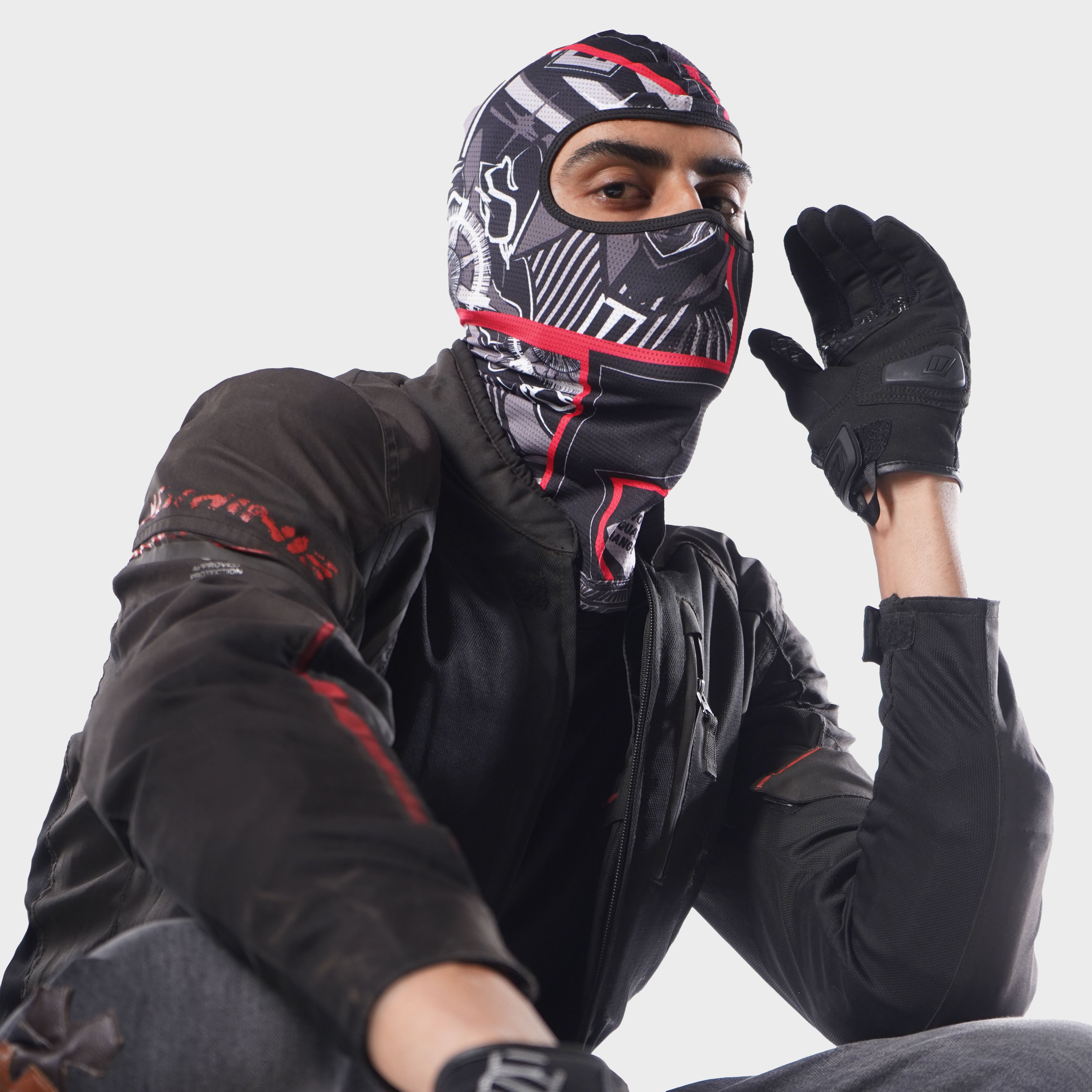 Heatseeker Monochrome Slash Cut Balaclava