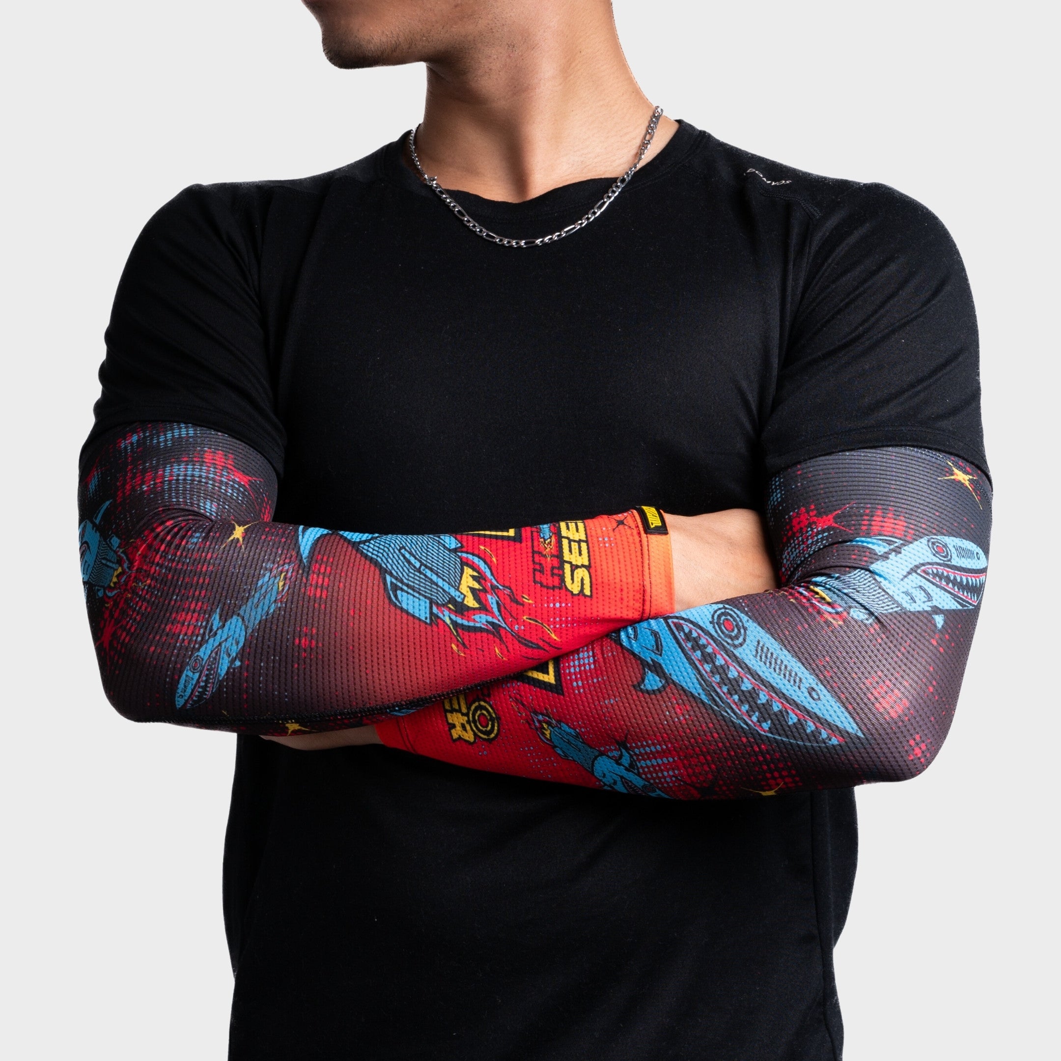 Street Gloves Heatseeker + Heatseeker Arm Sleeves Combo