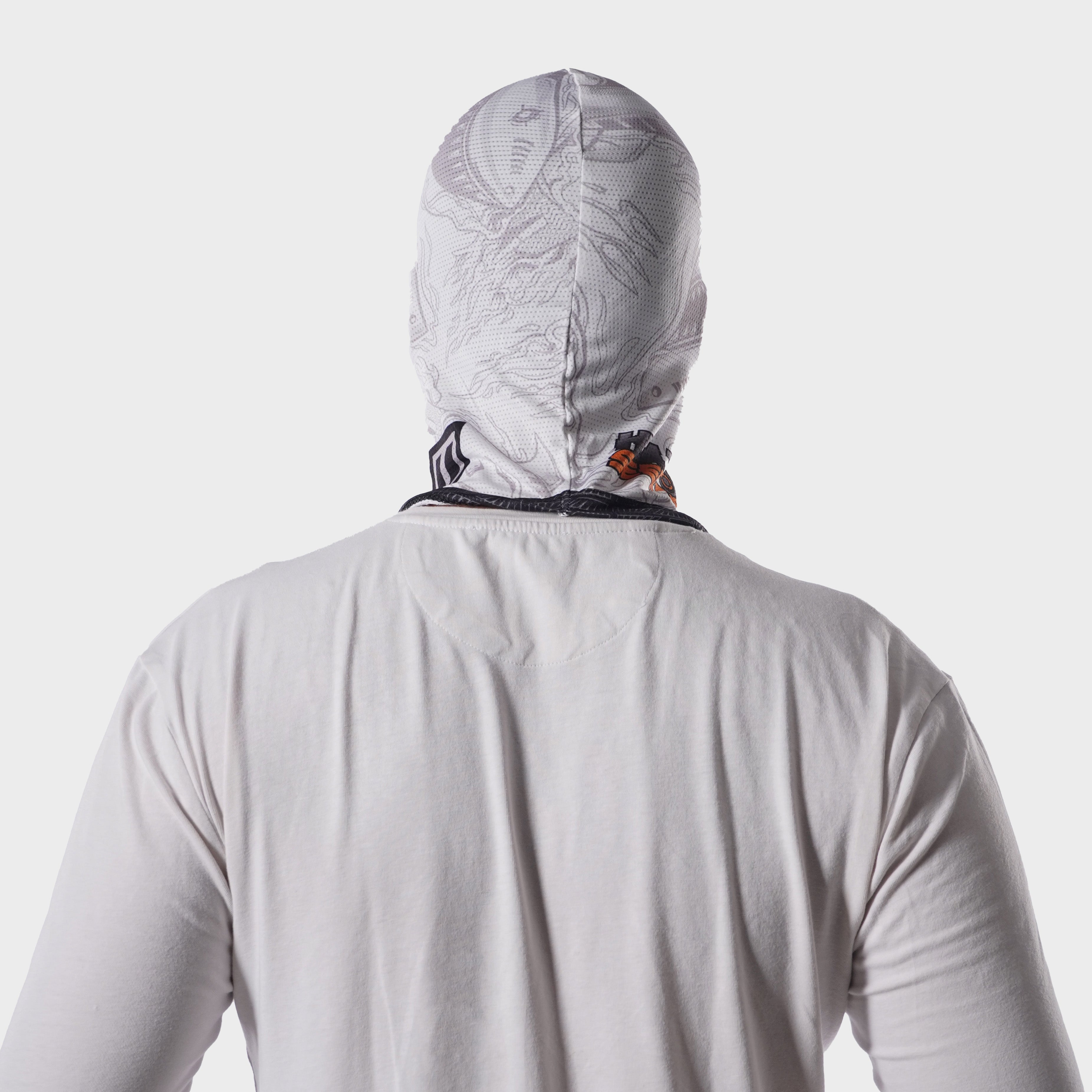 Heatseeker White Slash Cut Balaclava