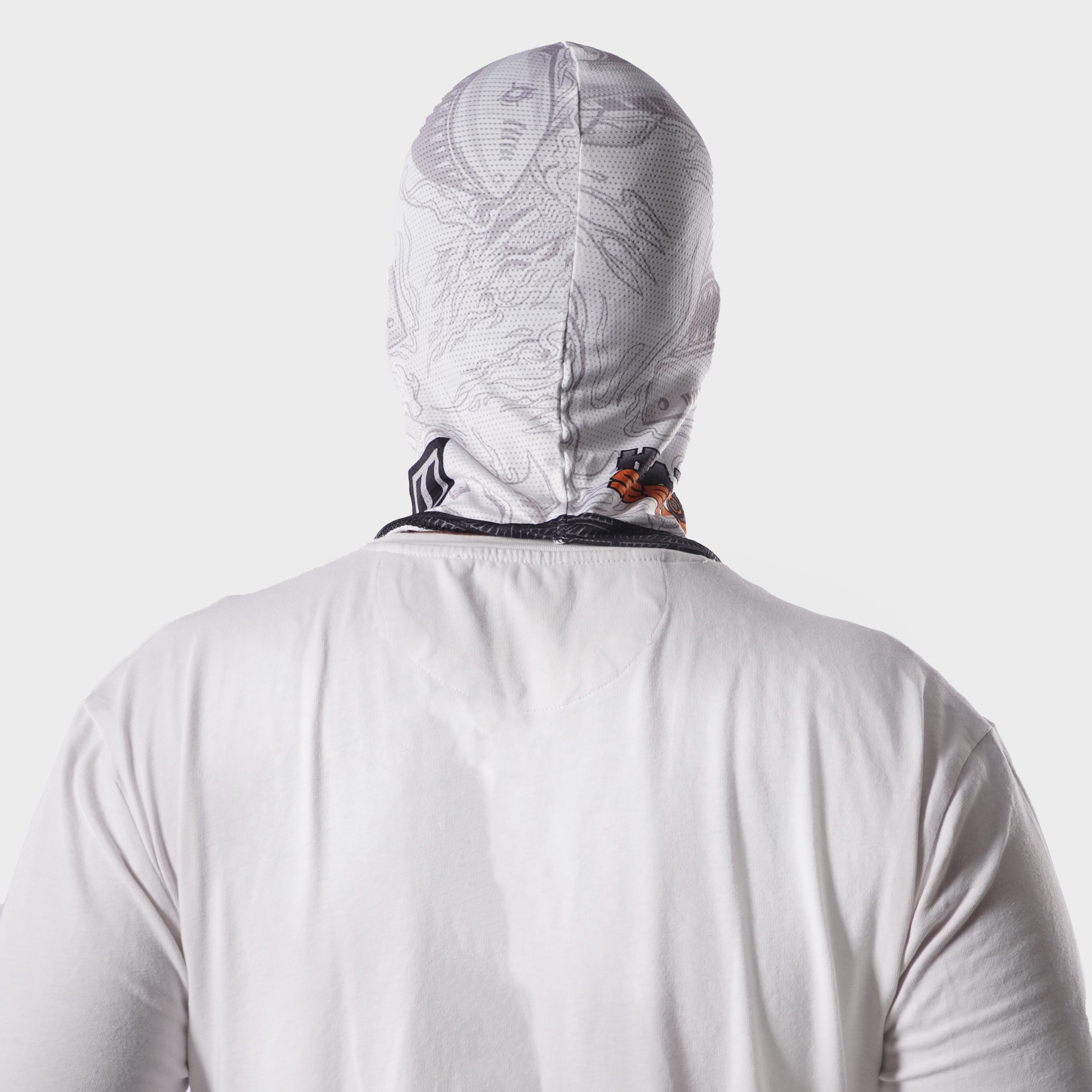 Heatseeker White Slash Cut Balaclava