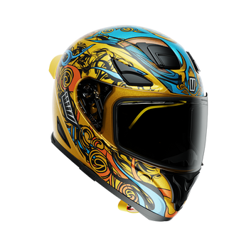 Gold bike discount helmet