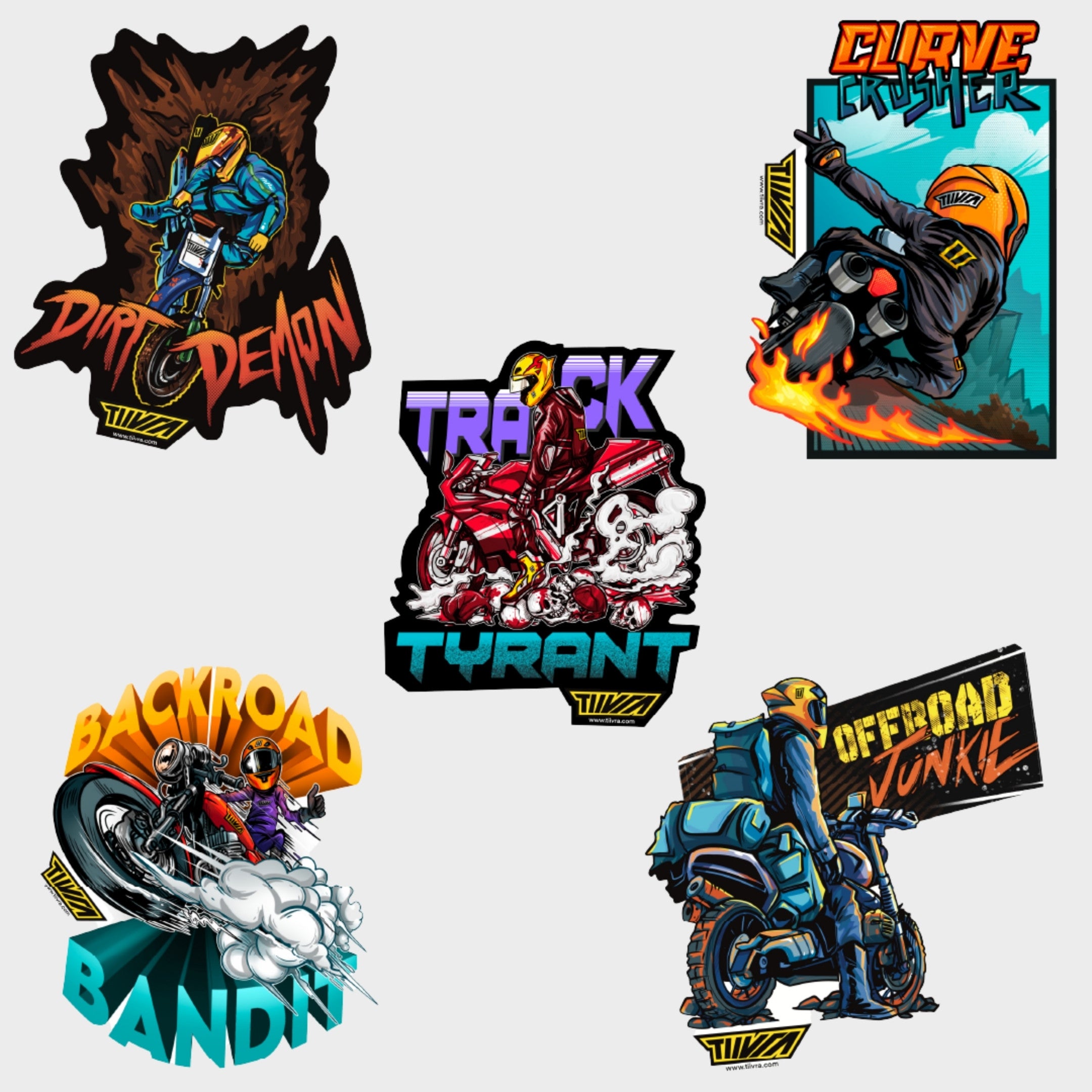 Sticker Combo - Pack of 5