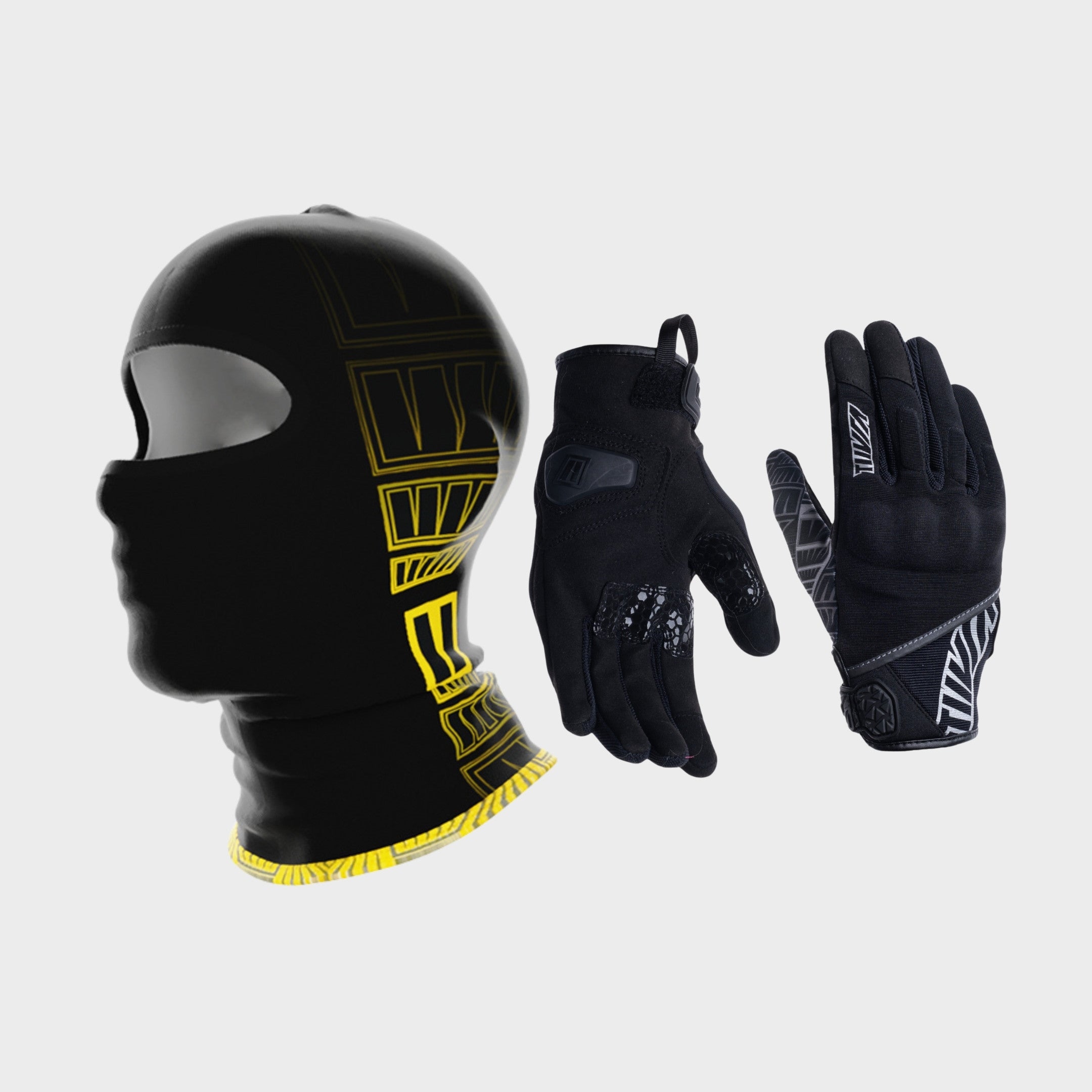 Street Gloves Shadow +Shadow Balaclava Combo