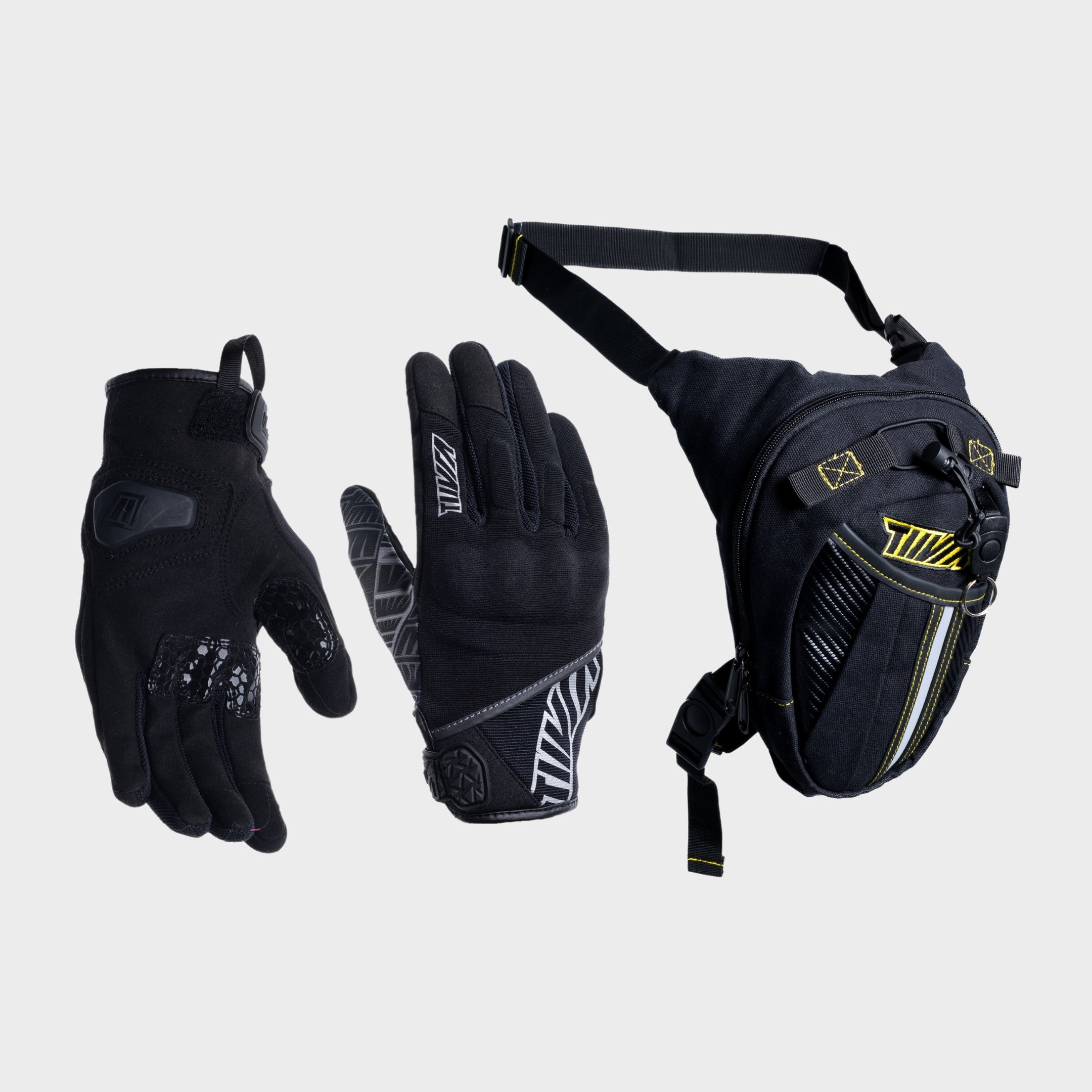 Street Gloves Shadow + Wingman Tactical Bag Combo