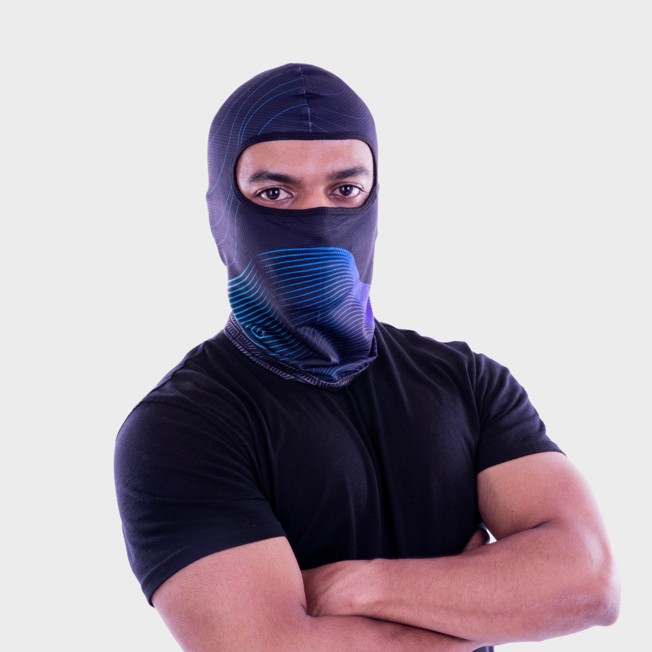 StingRay Slash Cut Balaclava - Tsunami Blue