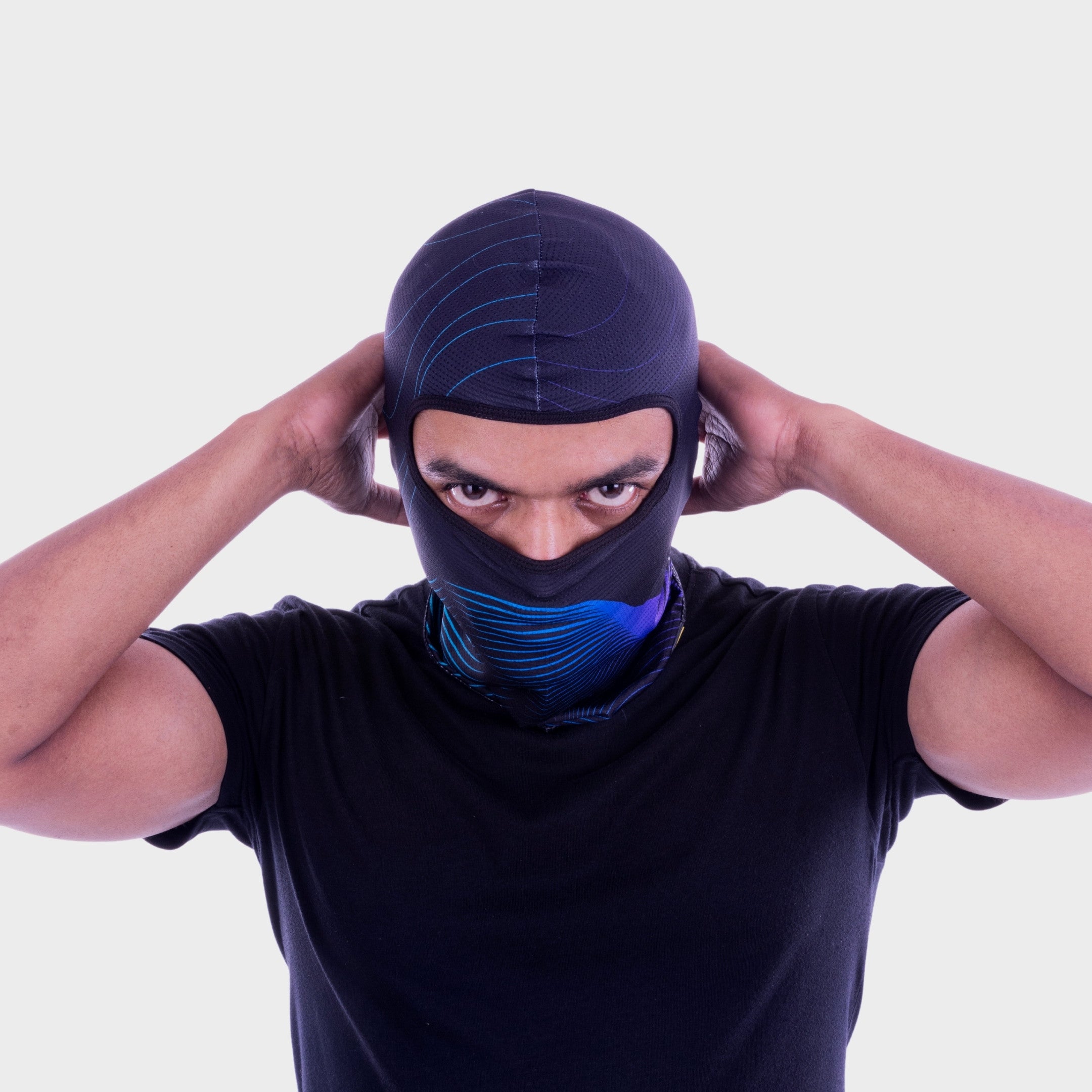 StingRay Slash Cut Balaclava - Tsunami Blue