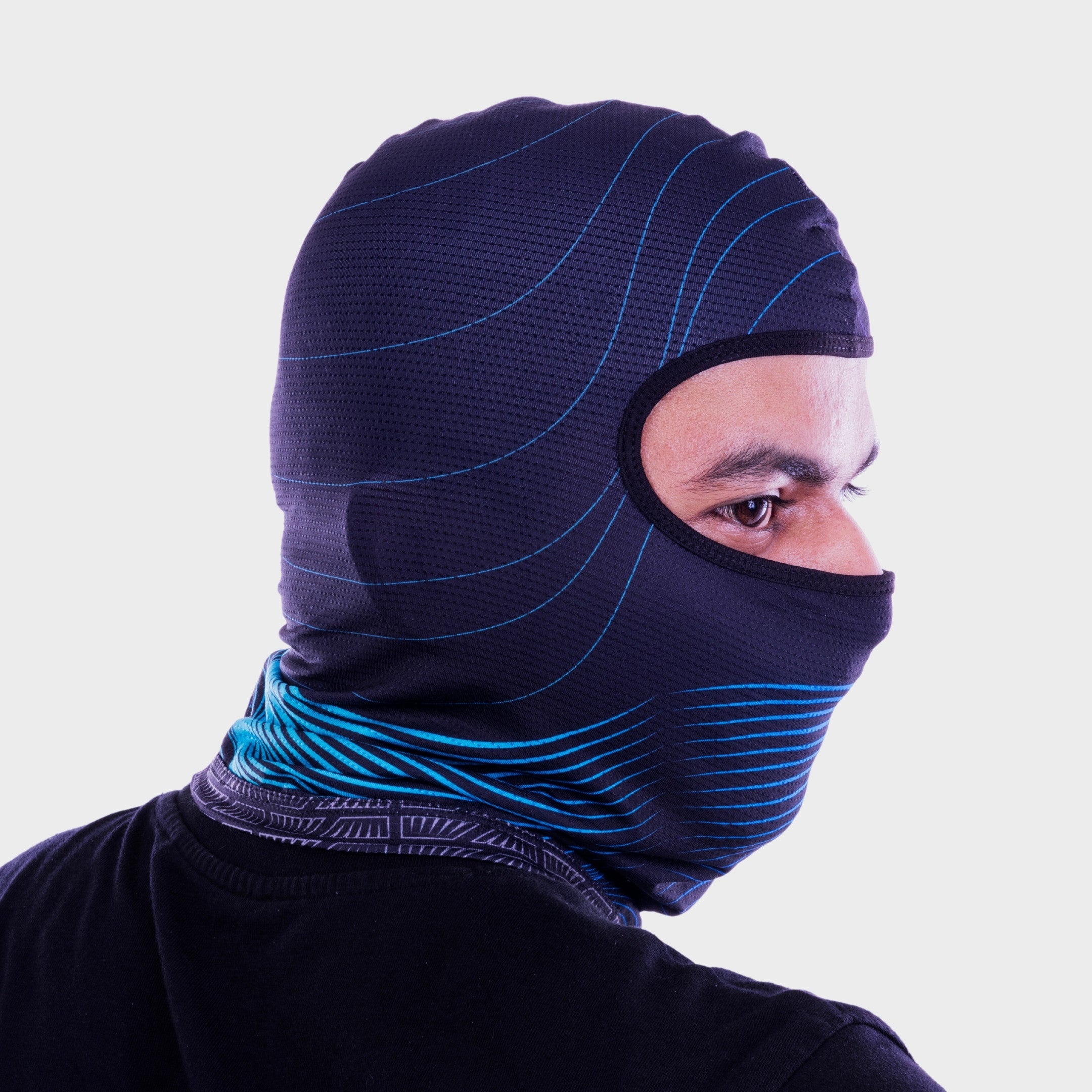 StingRay Slash Cut Balaclava - Tsunami Blue