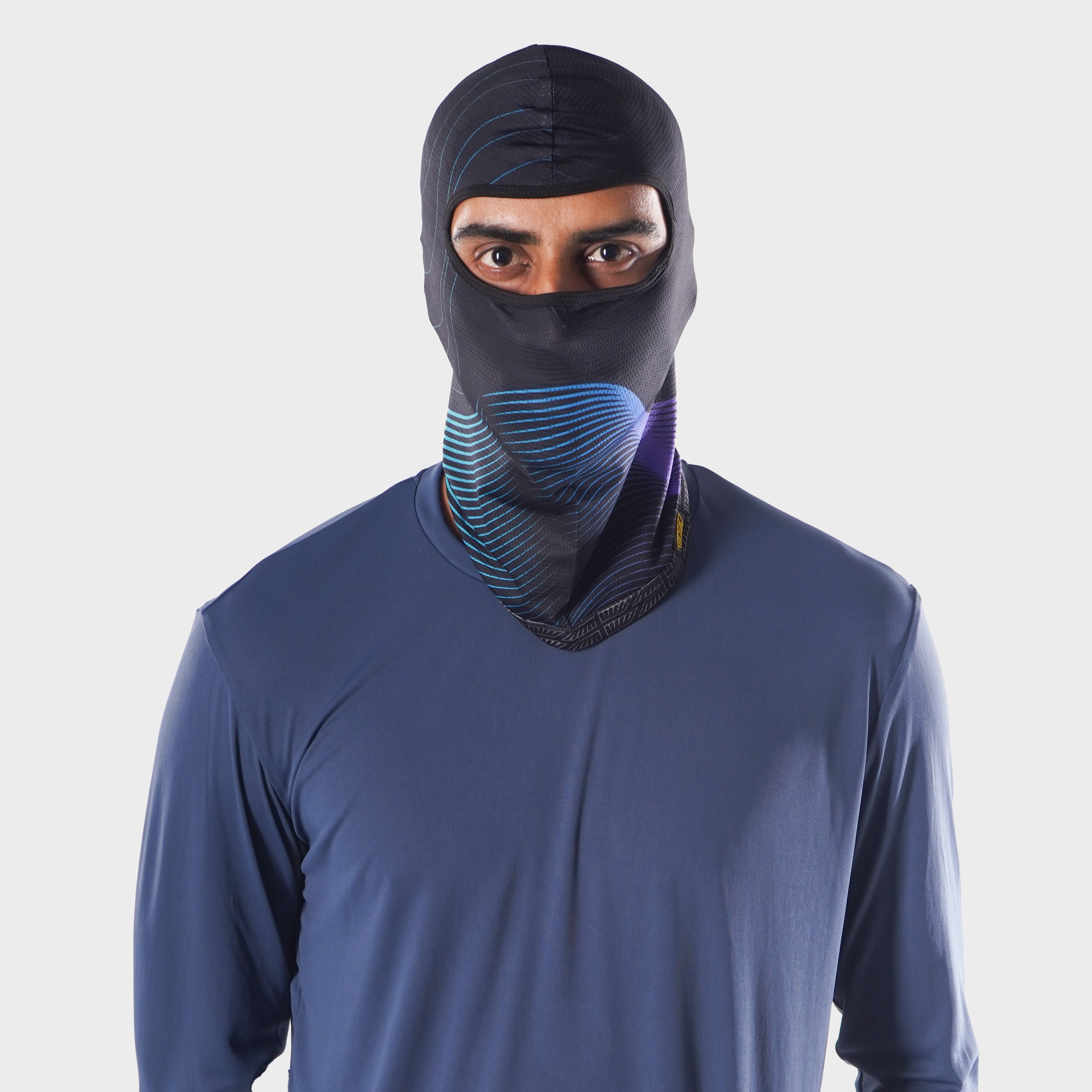 StingRay Slash Cut Balaclava - Tsunami Blue