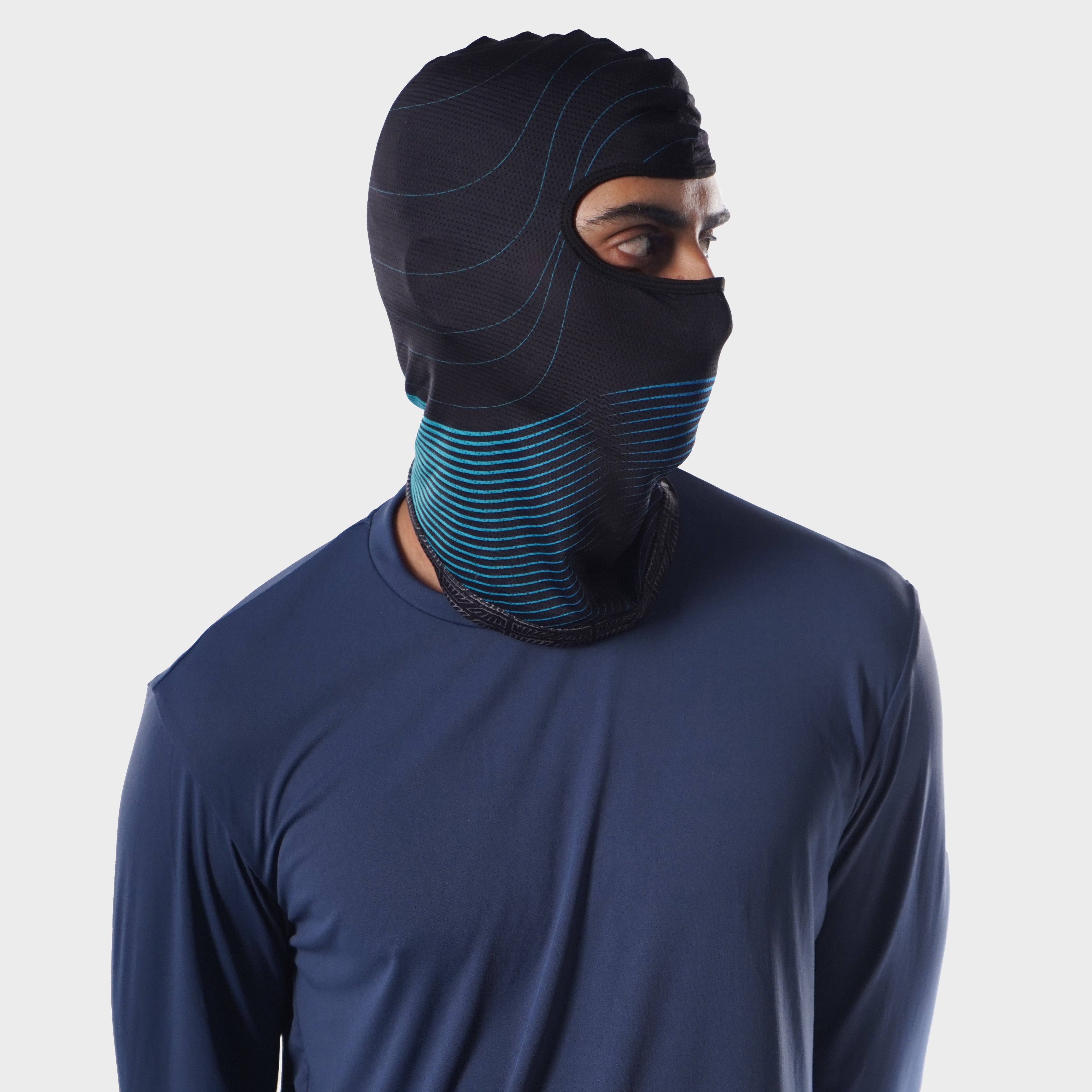 StingRay Slash Cut Balaclava - Tsunami Blue