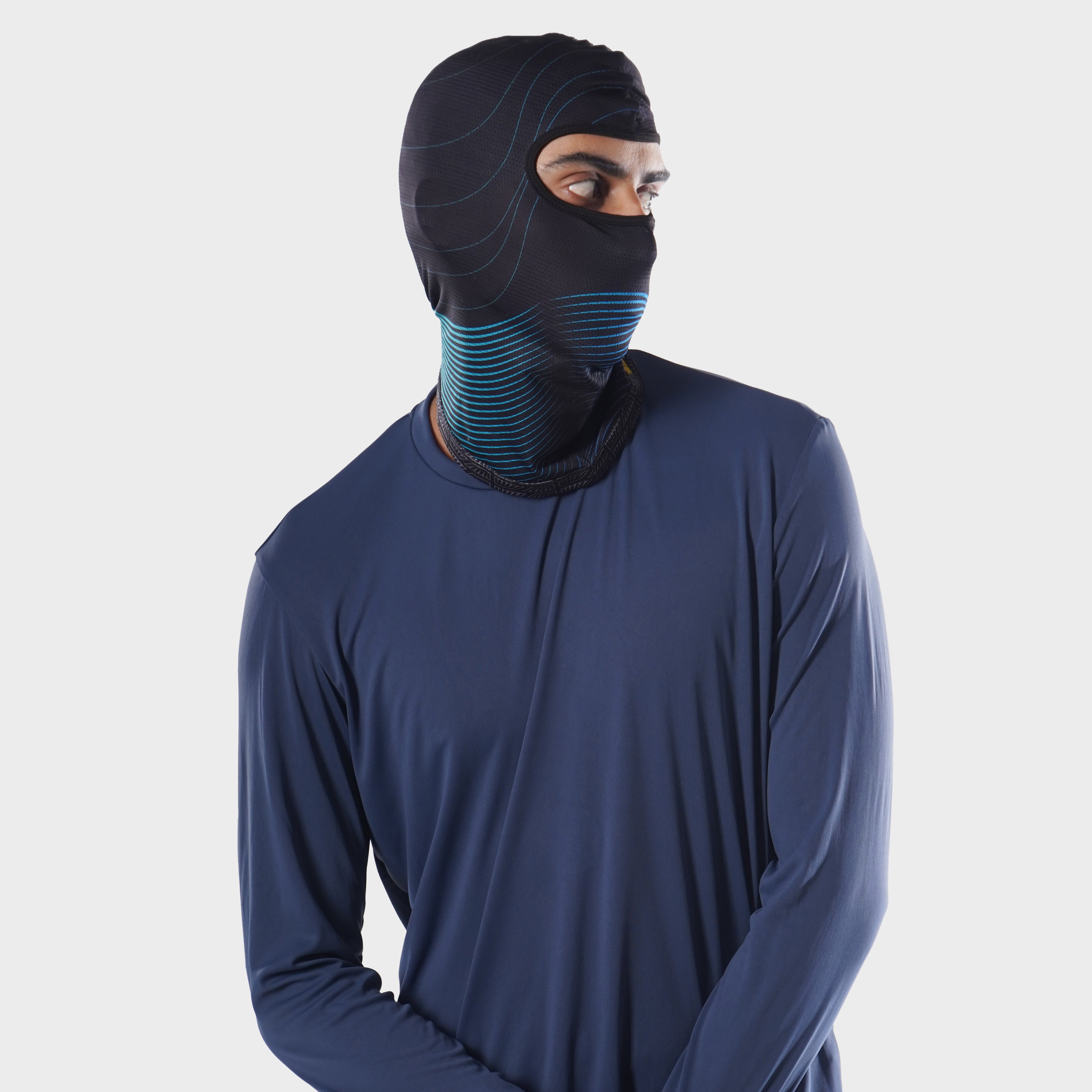 StingRay Slash Cut Balaclava - Tsunami Blue