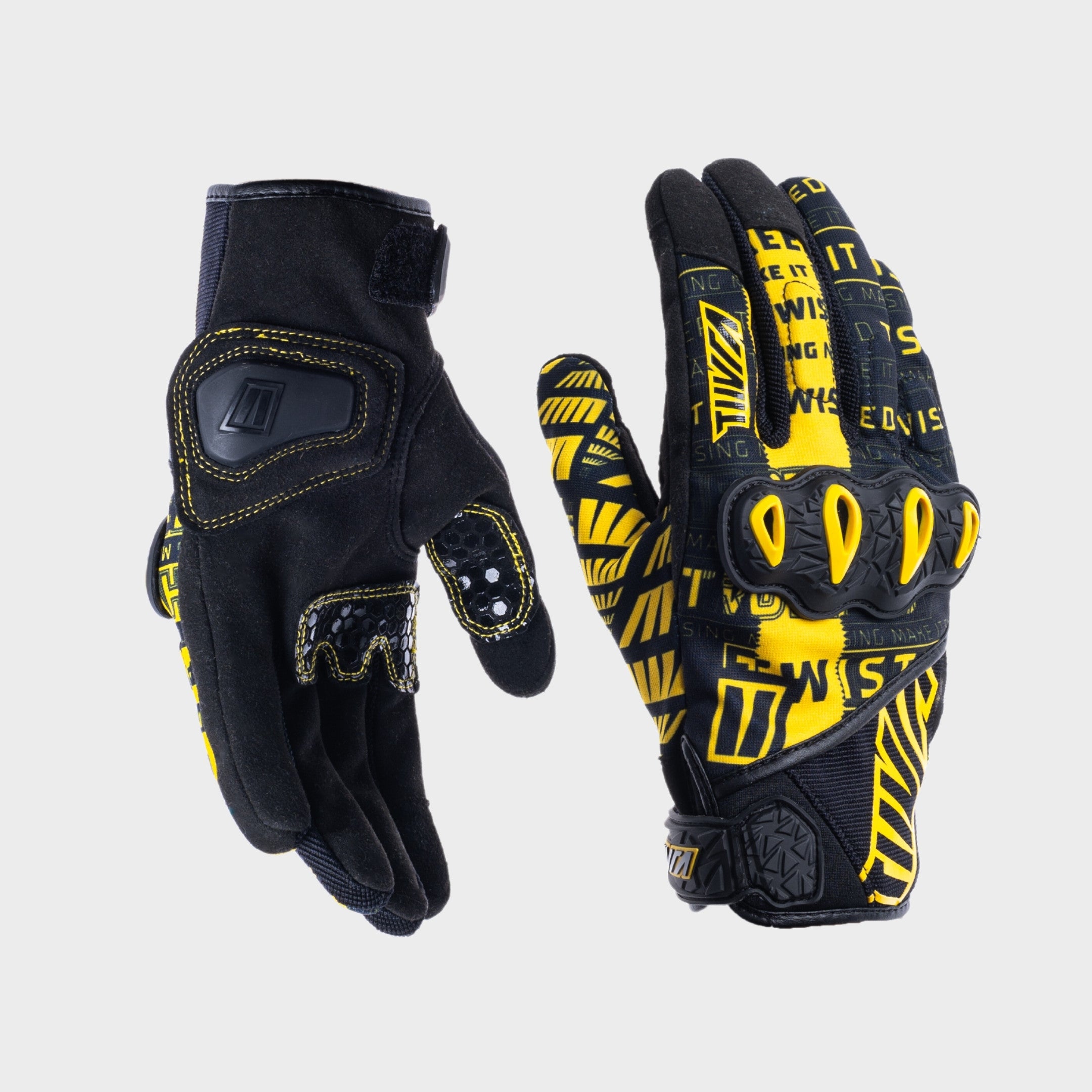 Street Gloves Twister + Wingman Yellow Bag Combo