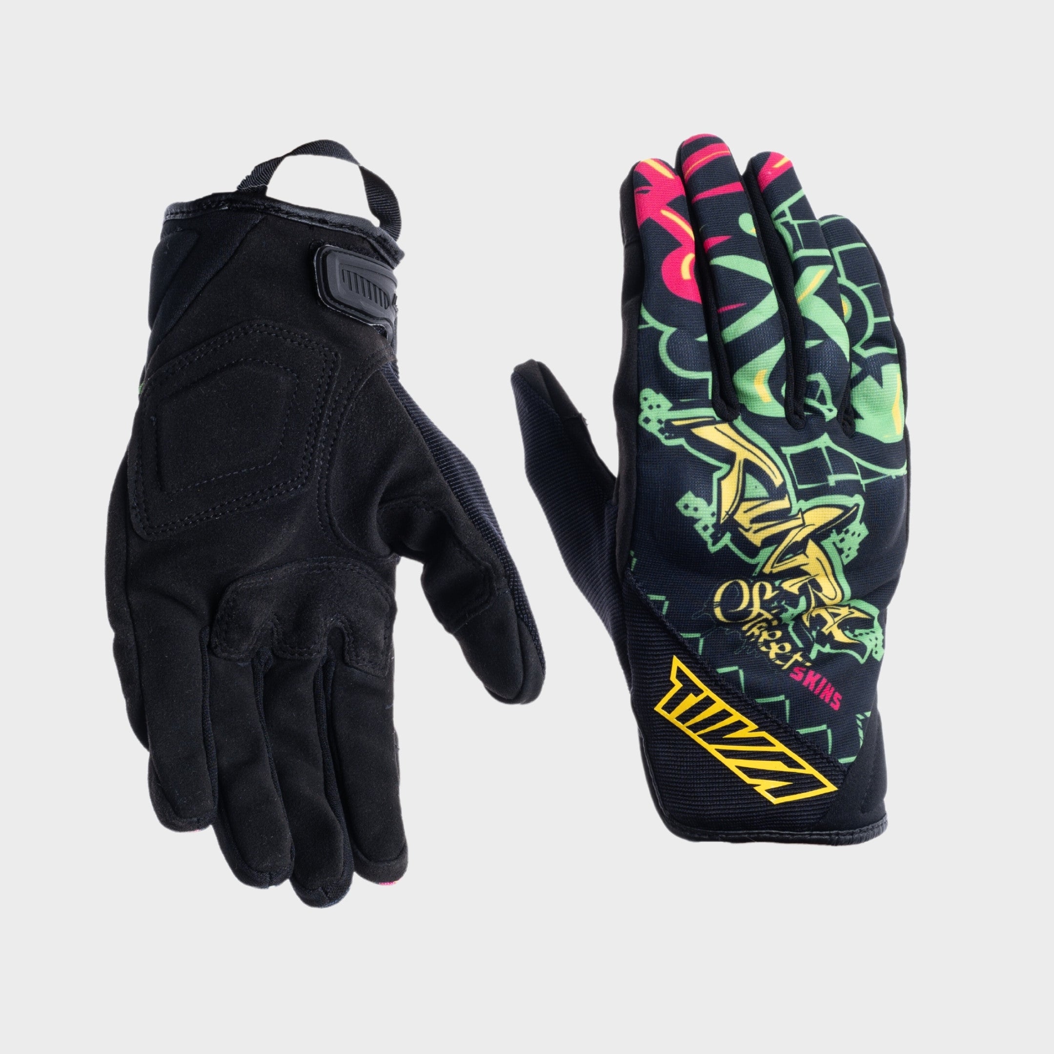 Pack of 2 Street Skins Gloves (Graffiti + Toxic Roads)