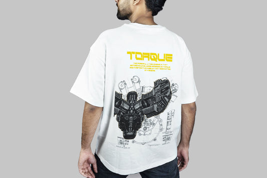 Torque - Oversized Tshirt - White