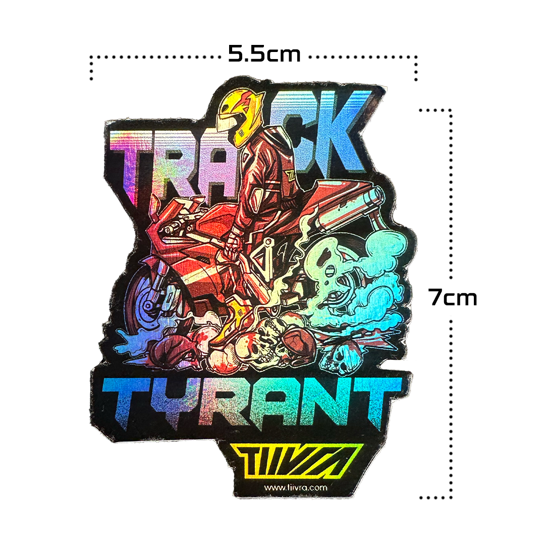 Track Tyrant Sticker