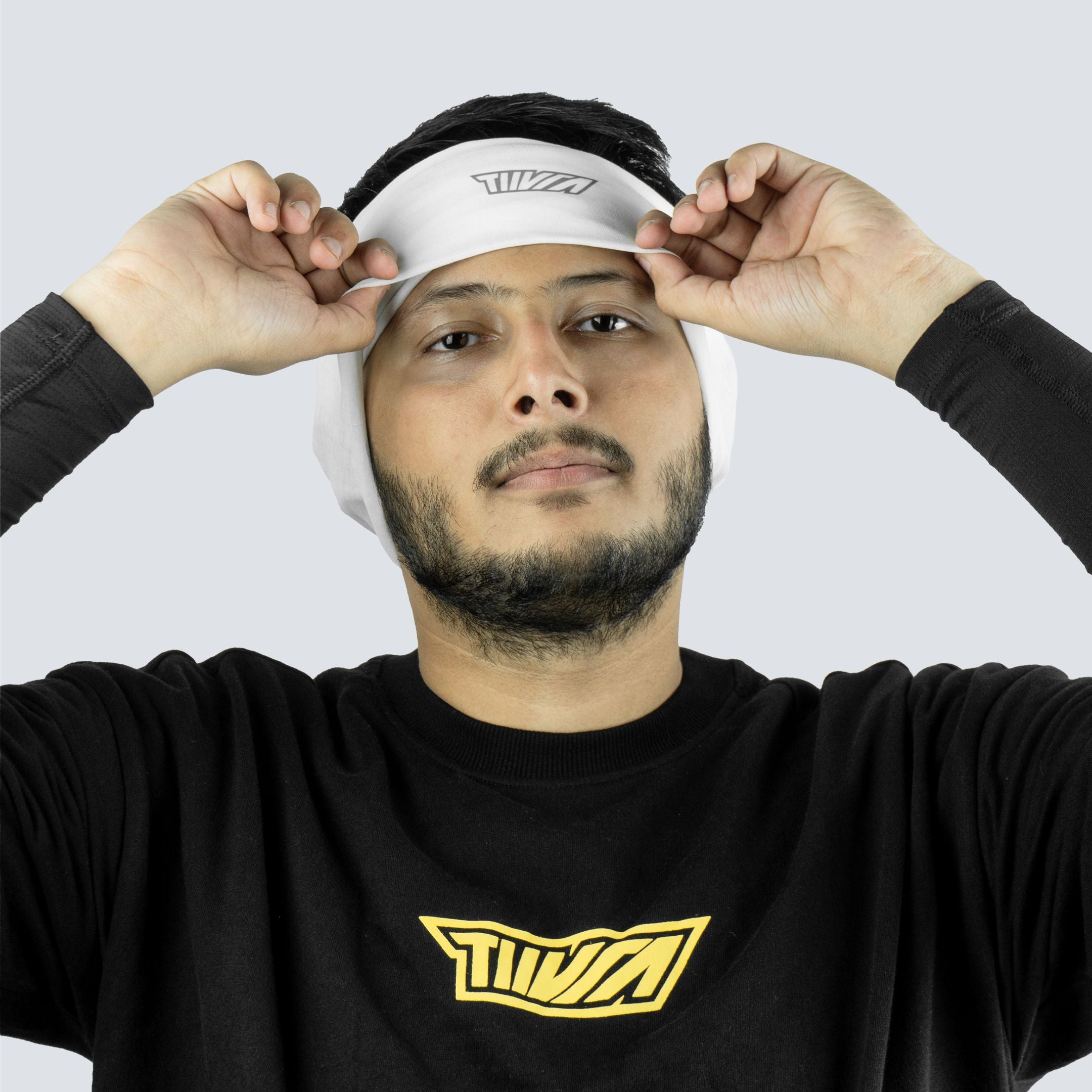 Bianco Buff Bandana | Reflective Logo