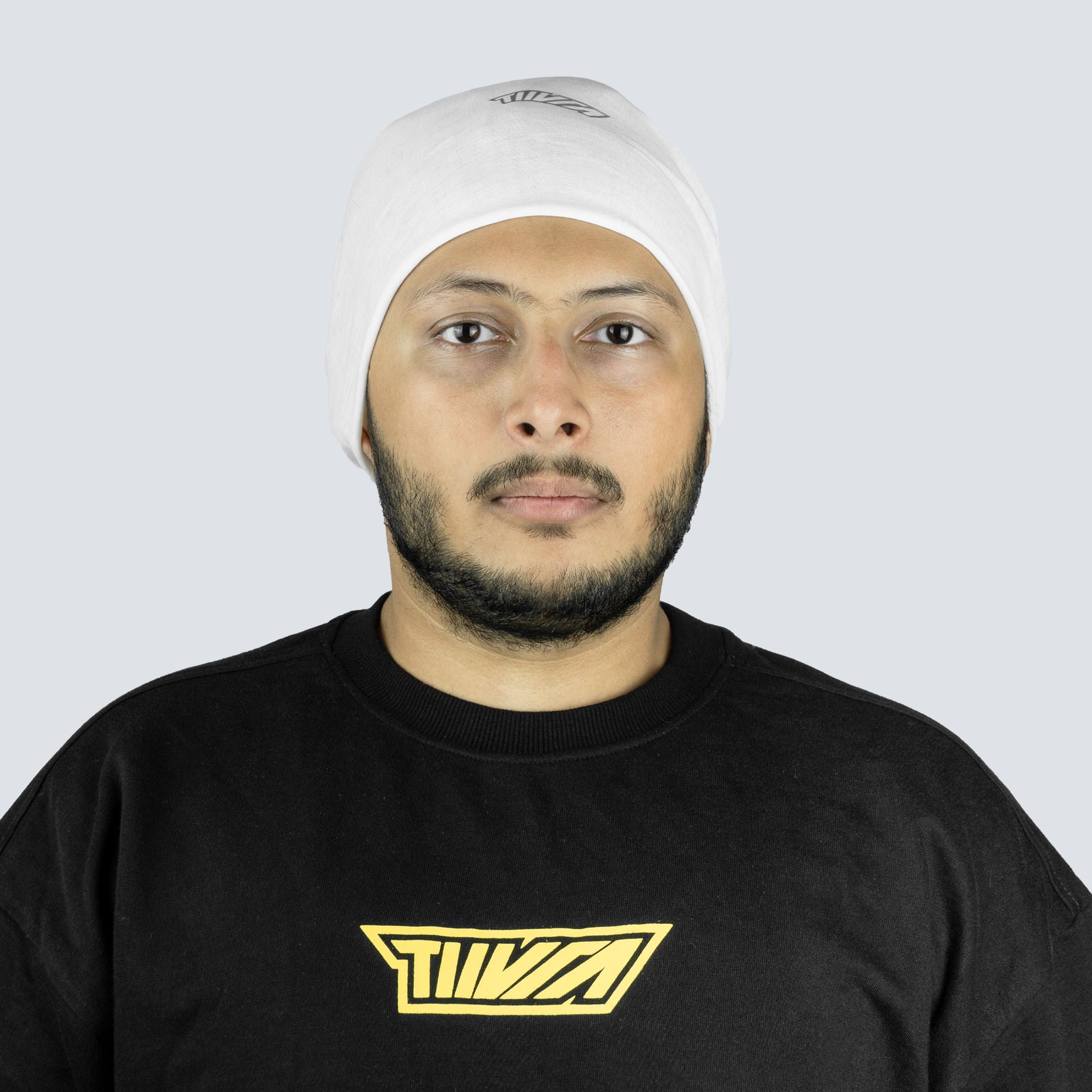 Bianco Buff Bandana | Reflective Logo