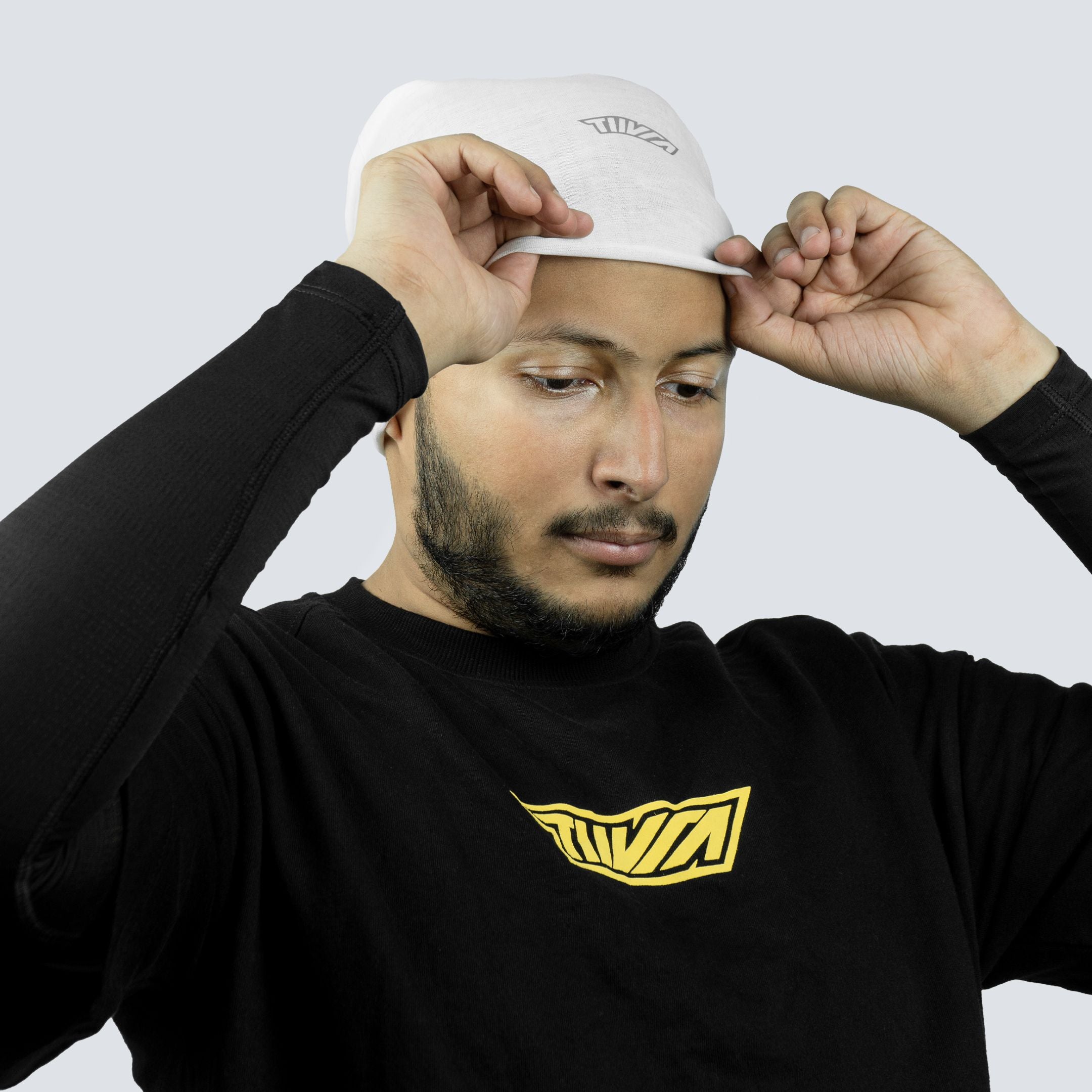 Bianco Buff Bandana | Reflective Logo